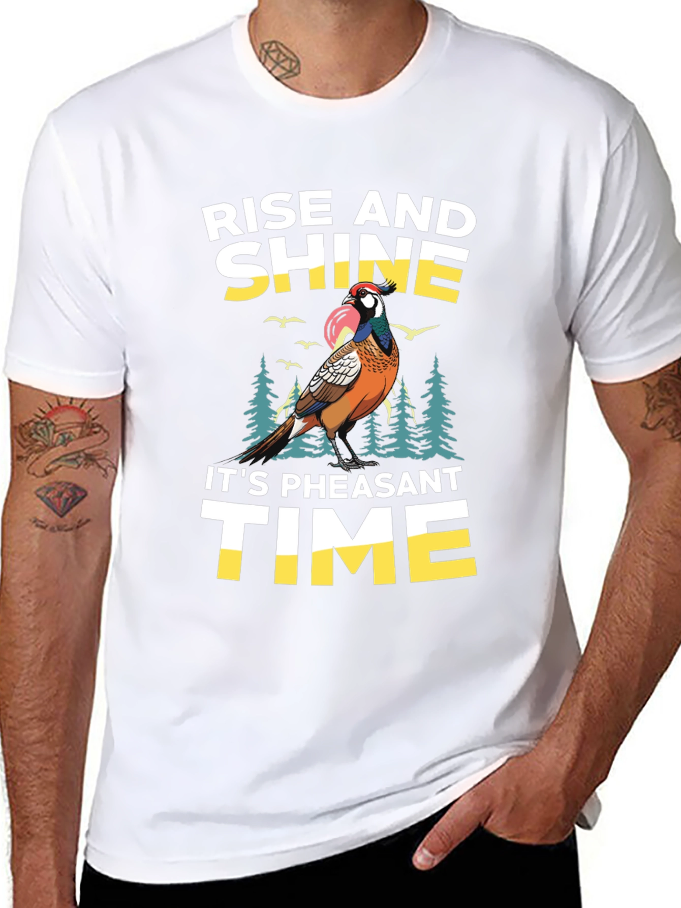 Rise and Shine Pheasant Time T-Shirt