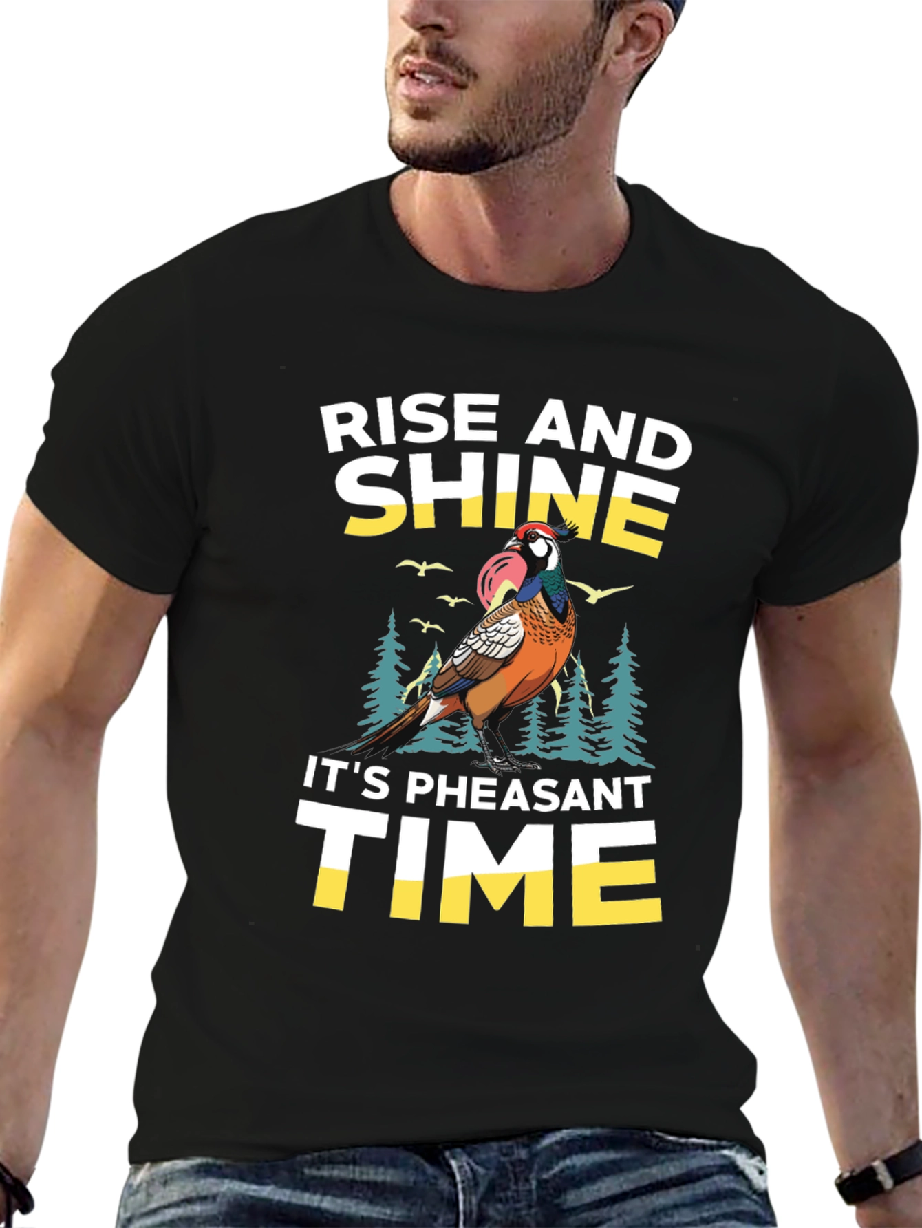Rise and Shine Pheasant Time T-Shirt