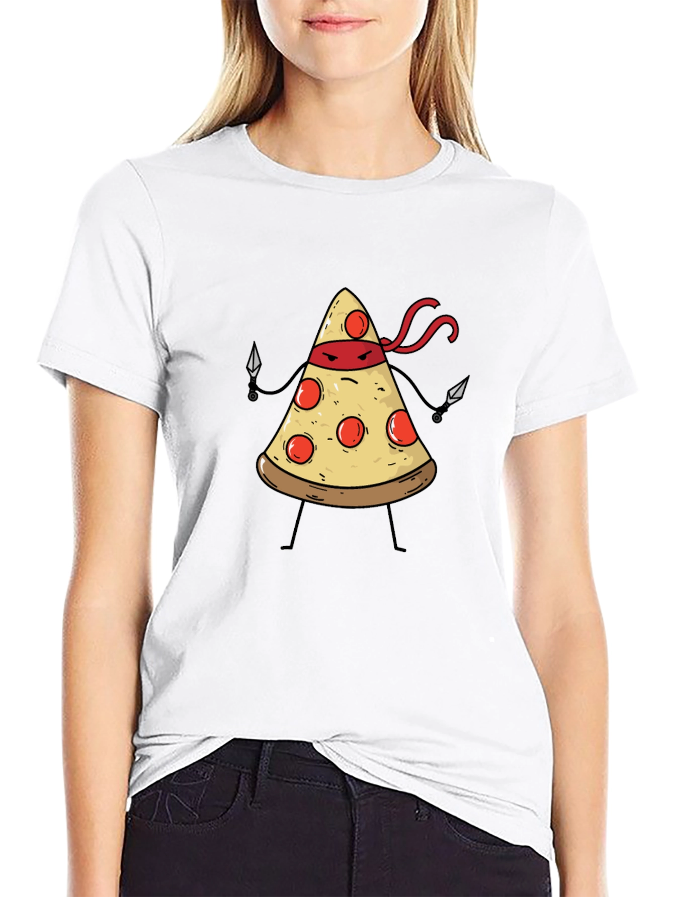 Pizza Ninja T-Shirt - Funny Graphic Tee