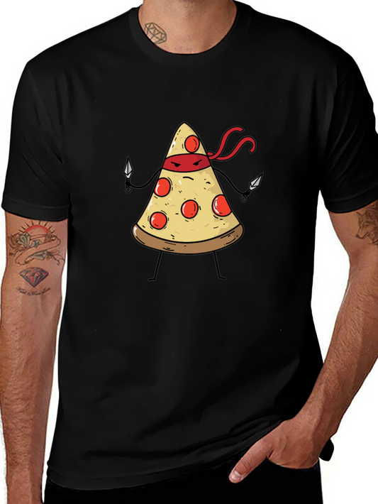 Pizza Ninja T-Shirt - Funny Graphic Tee