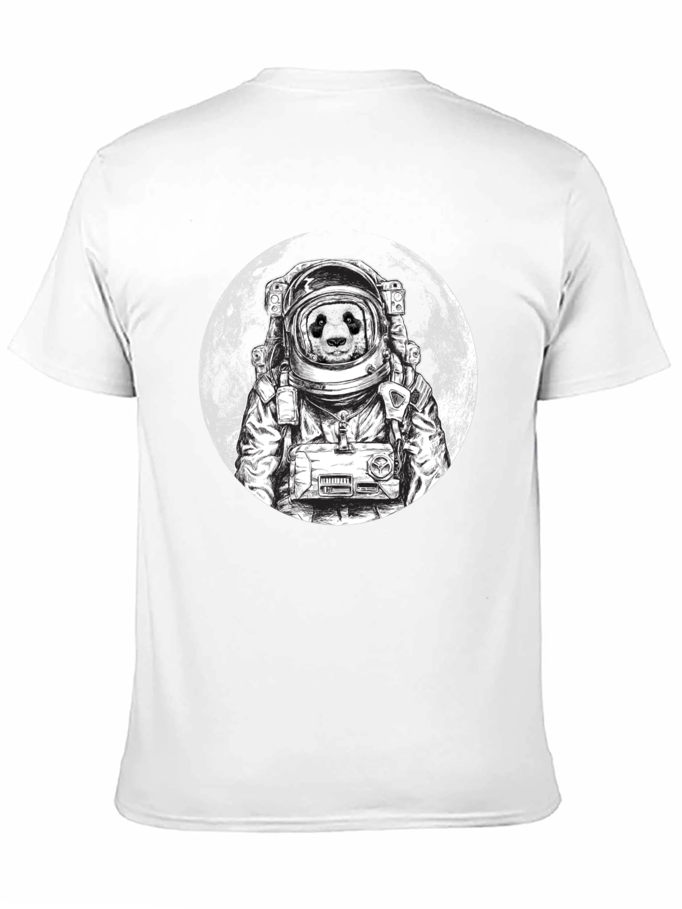 Panda Astronaut Graphic Tee - Space Panda T-Shirt