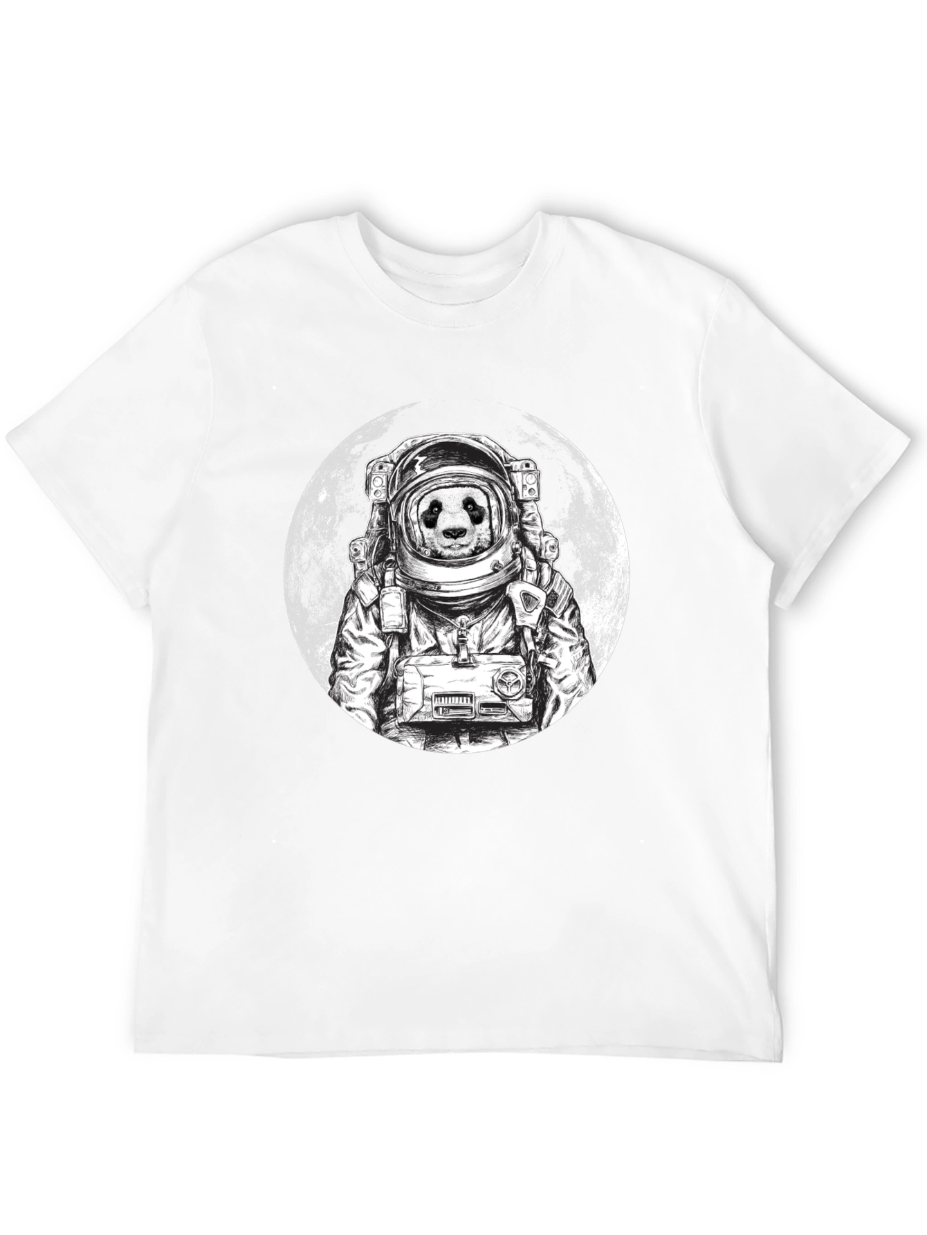 Panda Astronaut Graphic Tee - Space Panda T-Shirt