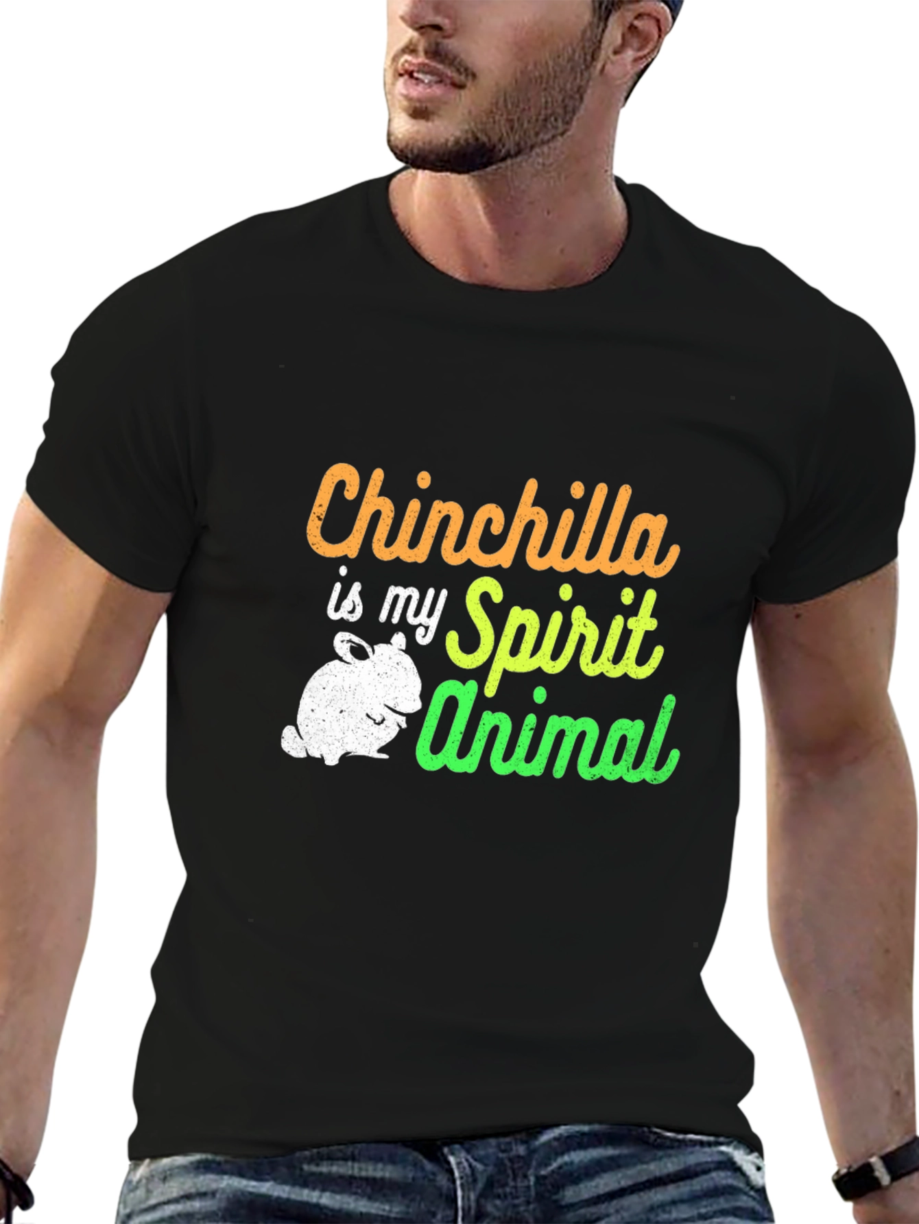 Chinchilla Spirit Animal Graphic Tee