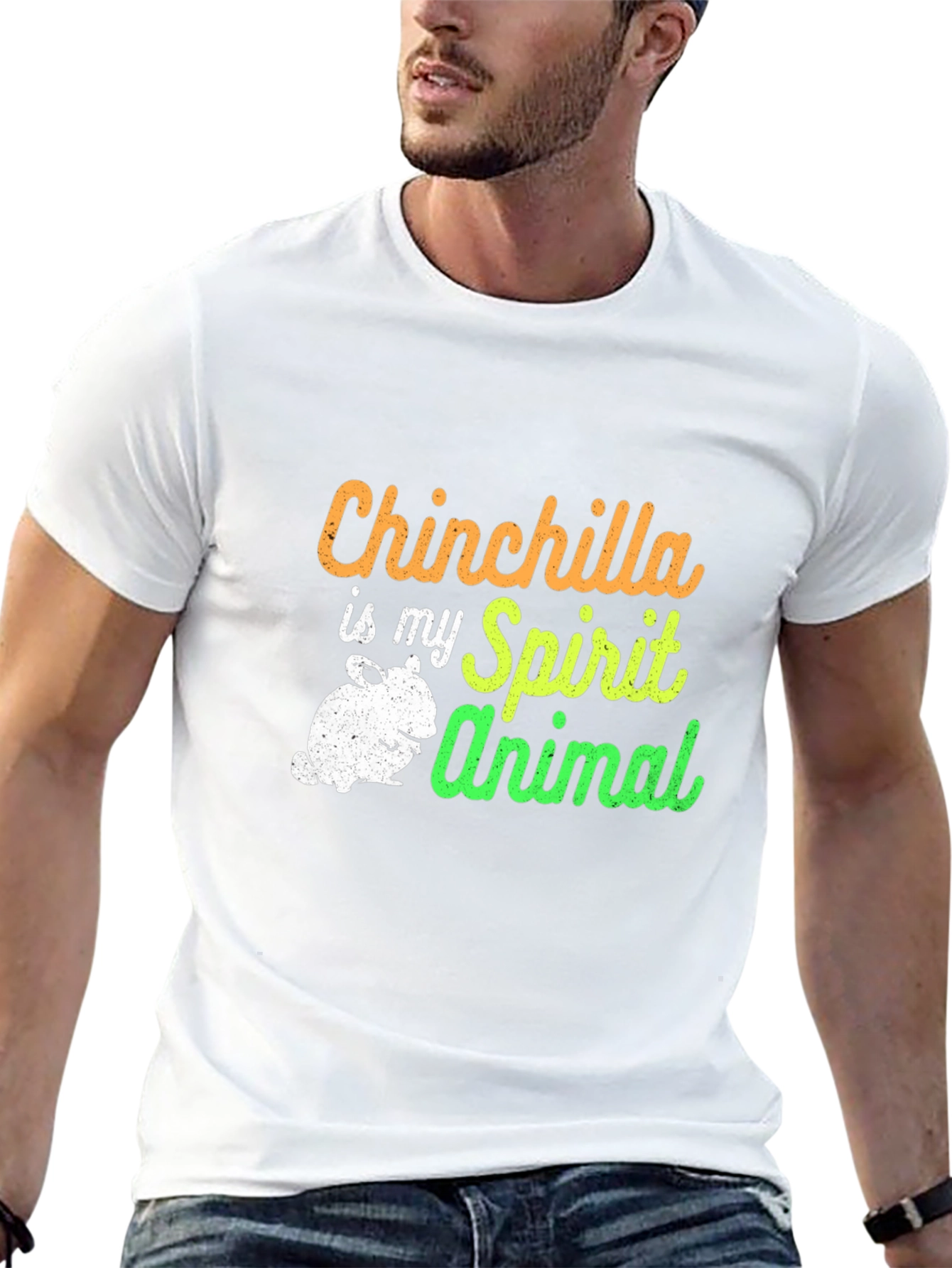 Chinchilla Spirit Animal Graphic Tee