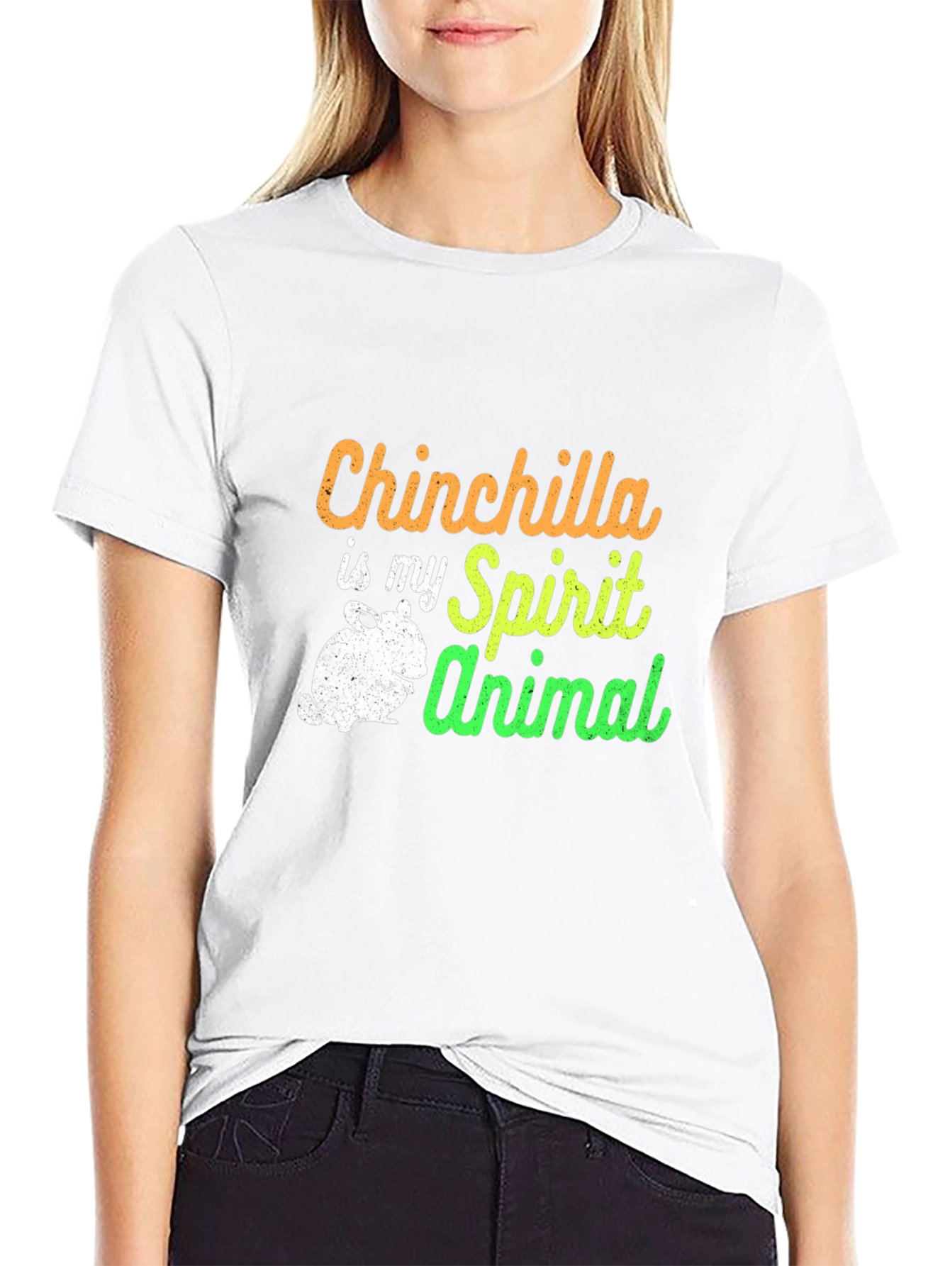Chinchilla Spirit Animal Graphic Tee