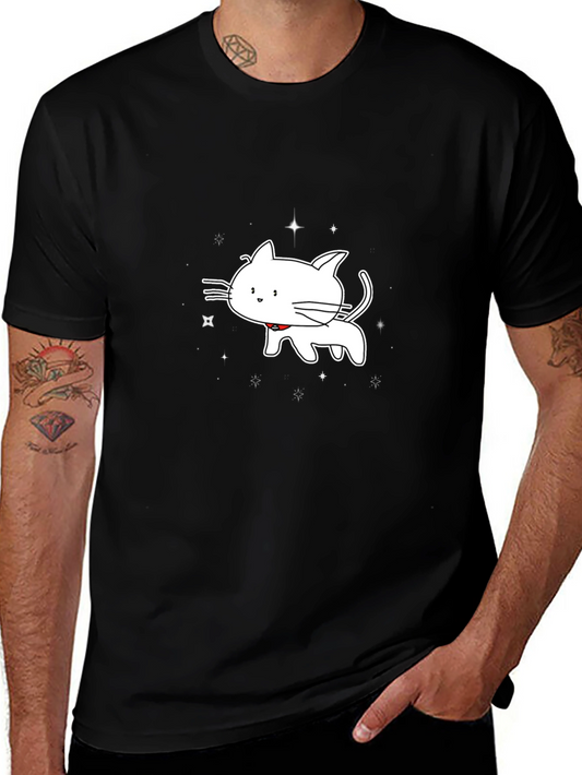Cute Cartoon Cat T-Shirt