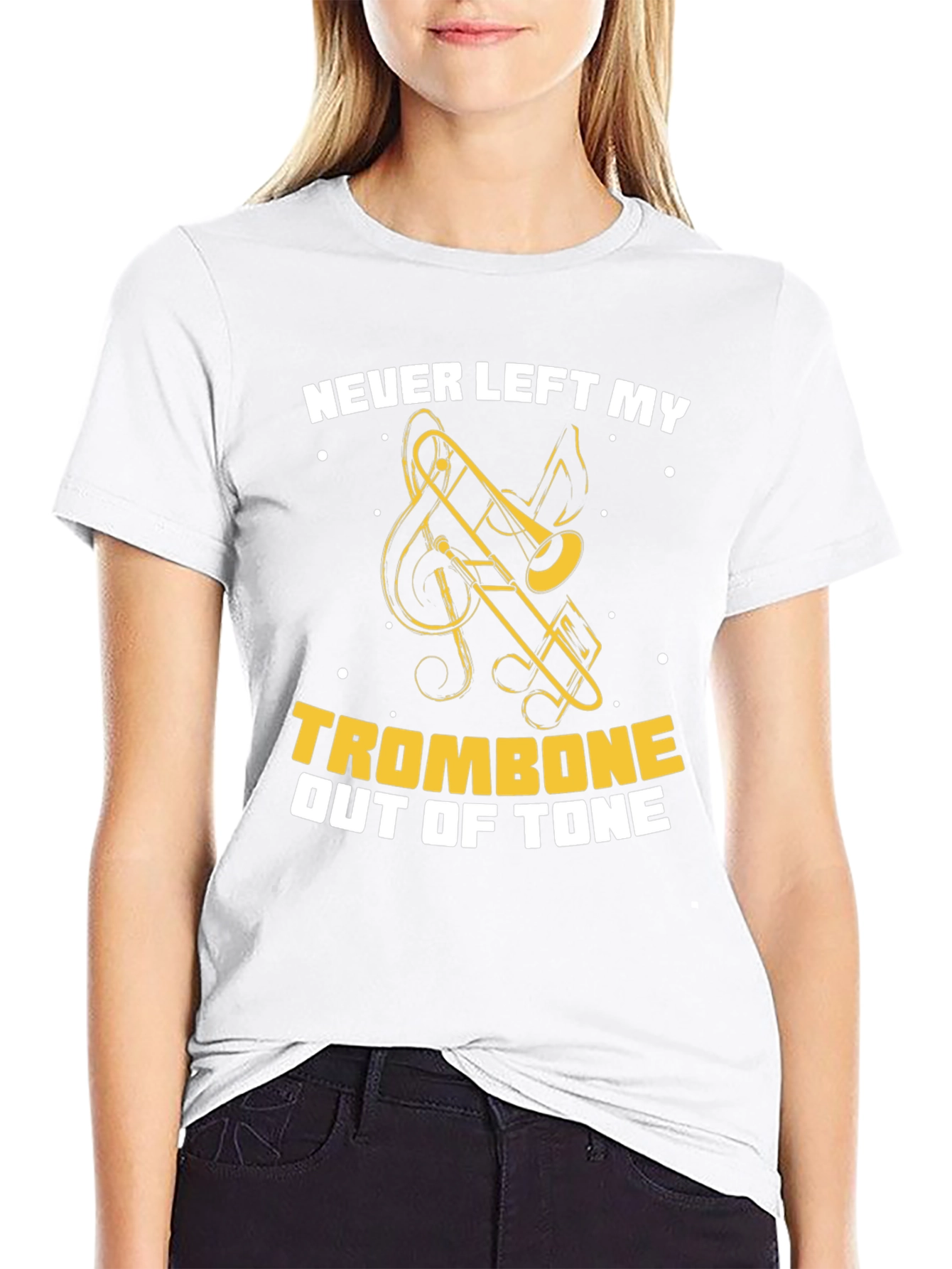 Never Left My Trombone Out Of Tone Graphic T-Shirt