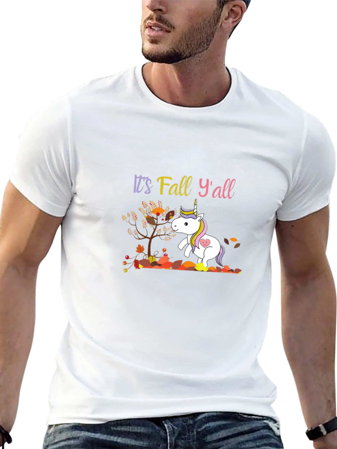 Its Fall Yall Unicorn T-Shirt