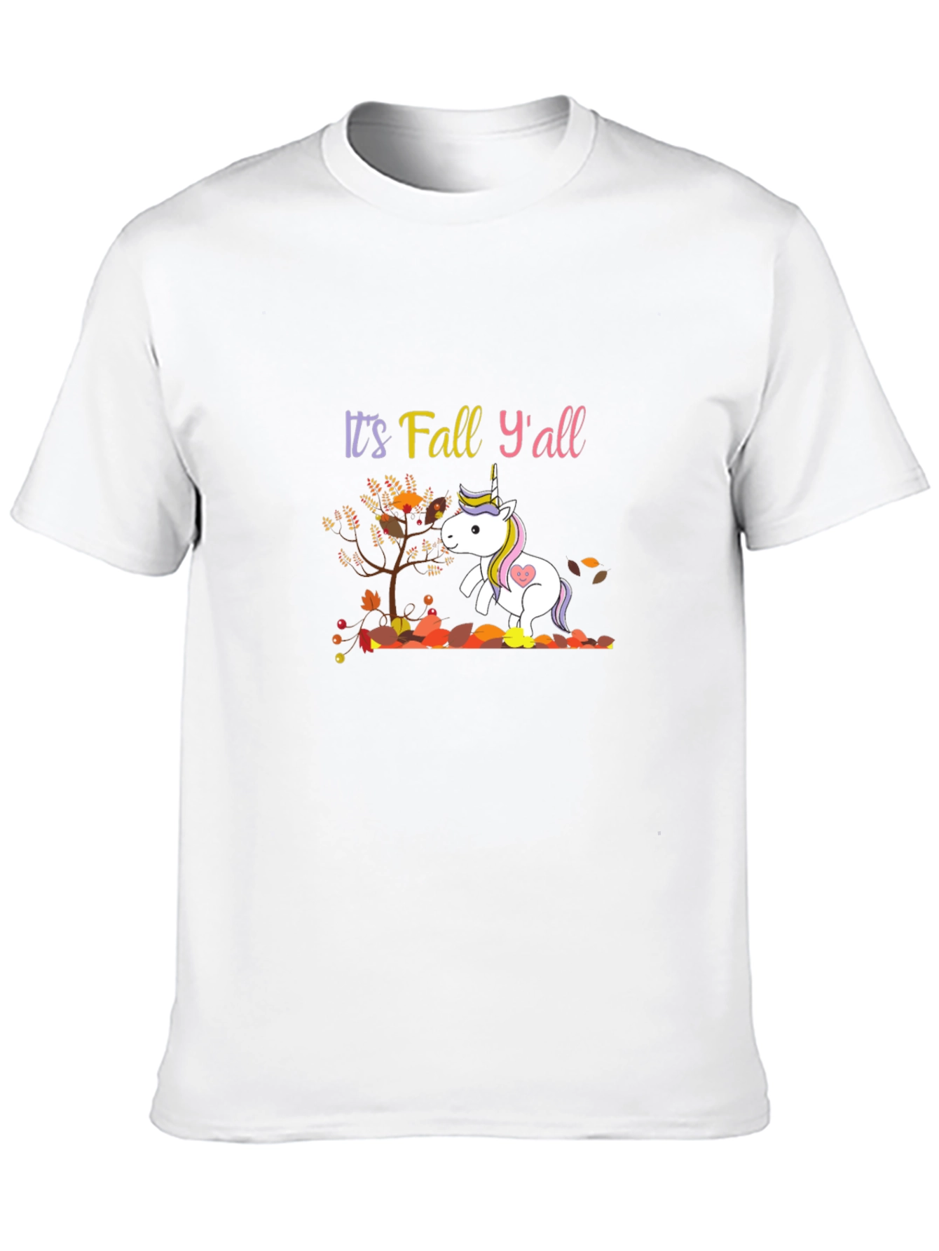 Its Fall Yall Unicorn T-Shirt