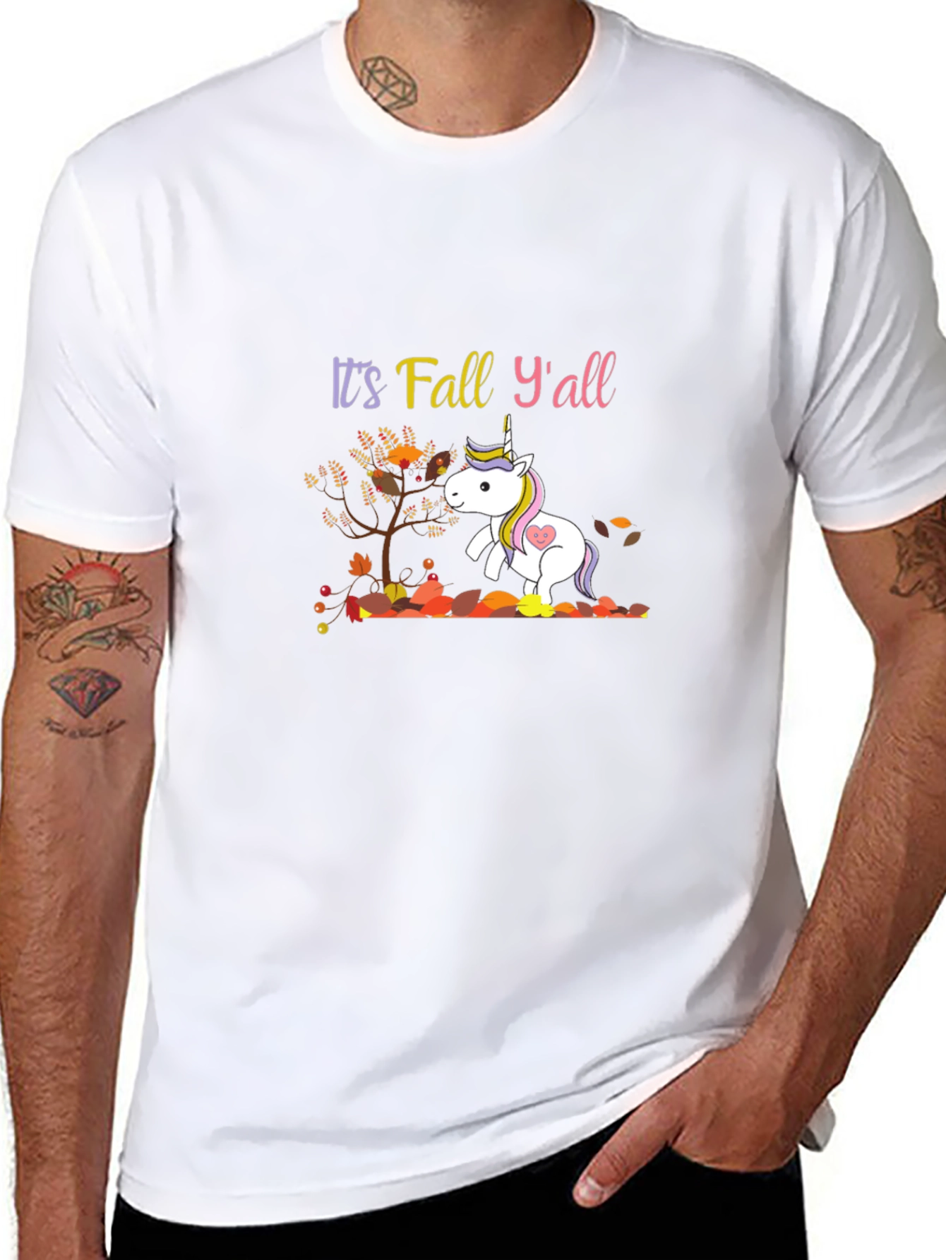 Its Fall Yall Unicorn T-Shirt