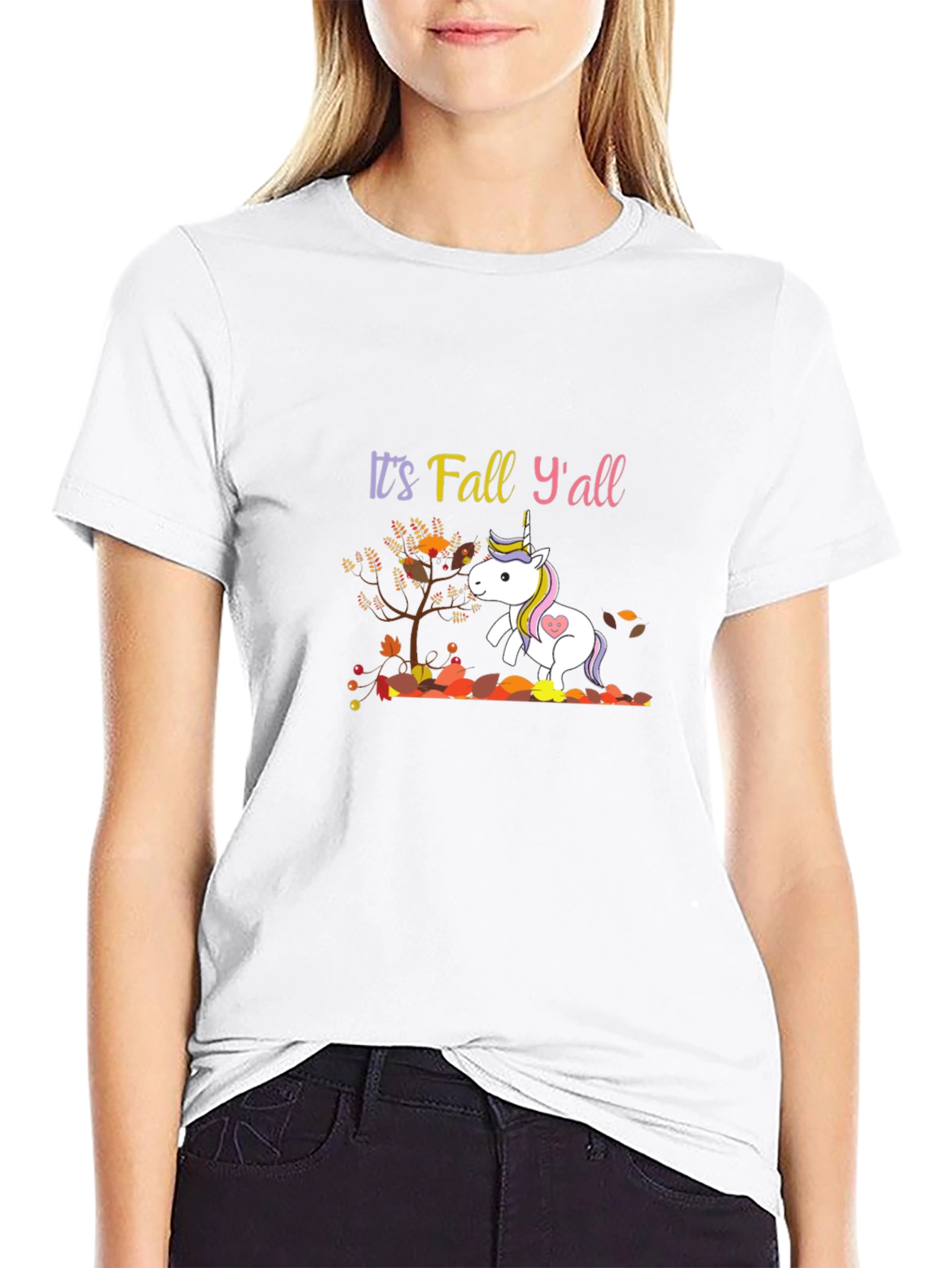 Its Fall Yall Unicorn T-Shirt