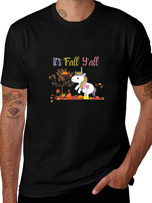 Its Fall Yall Unicorn T-Shirt