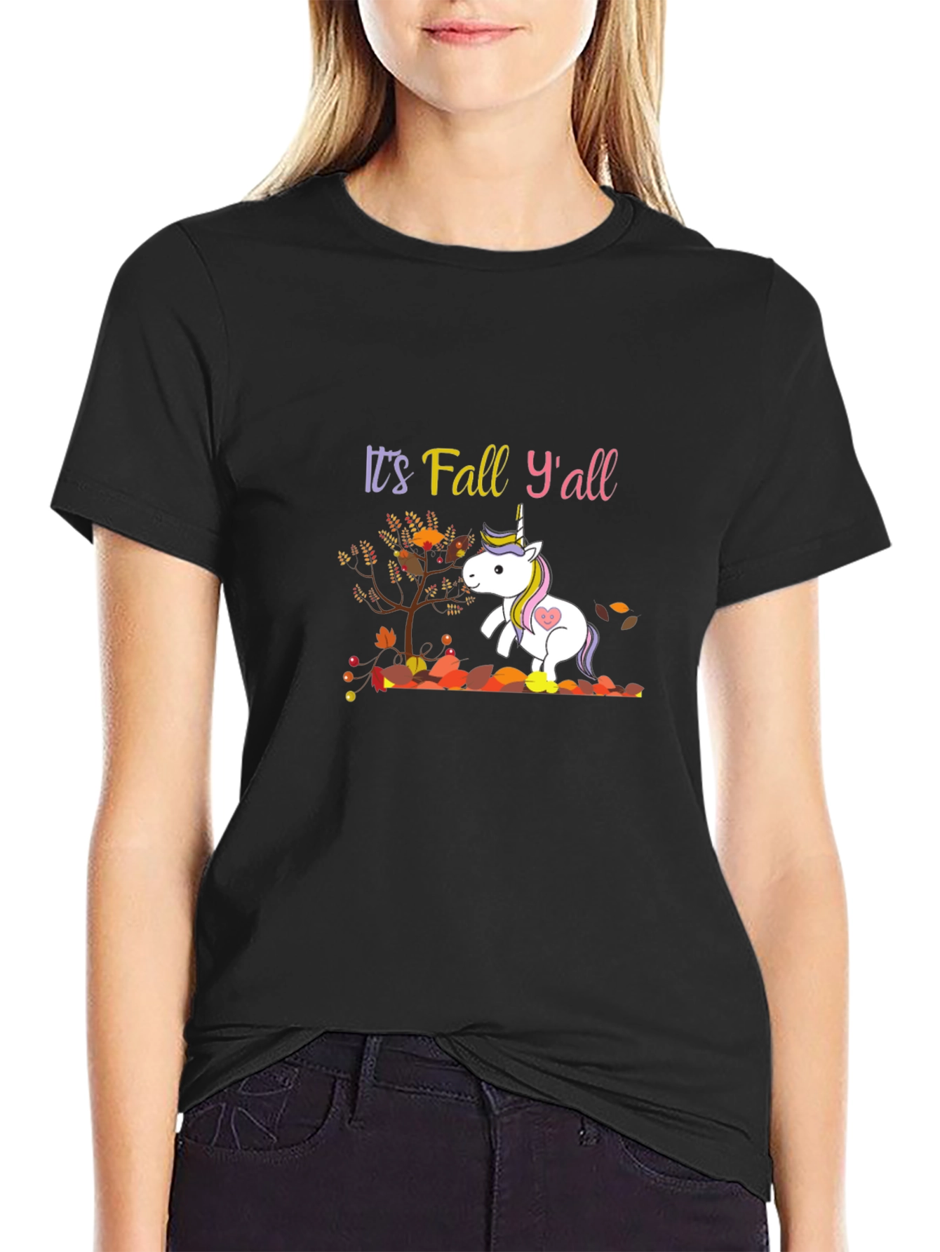 Its Fall Yall Unicorn T-Shirt