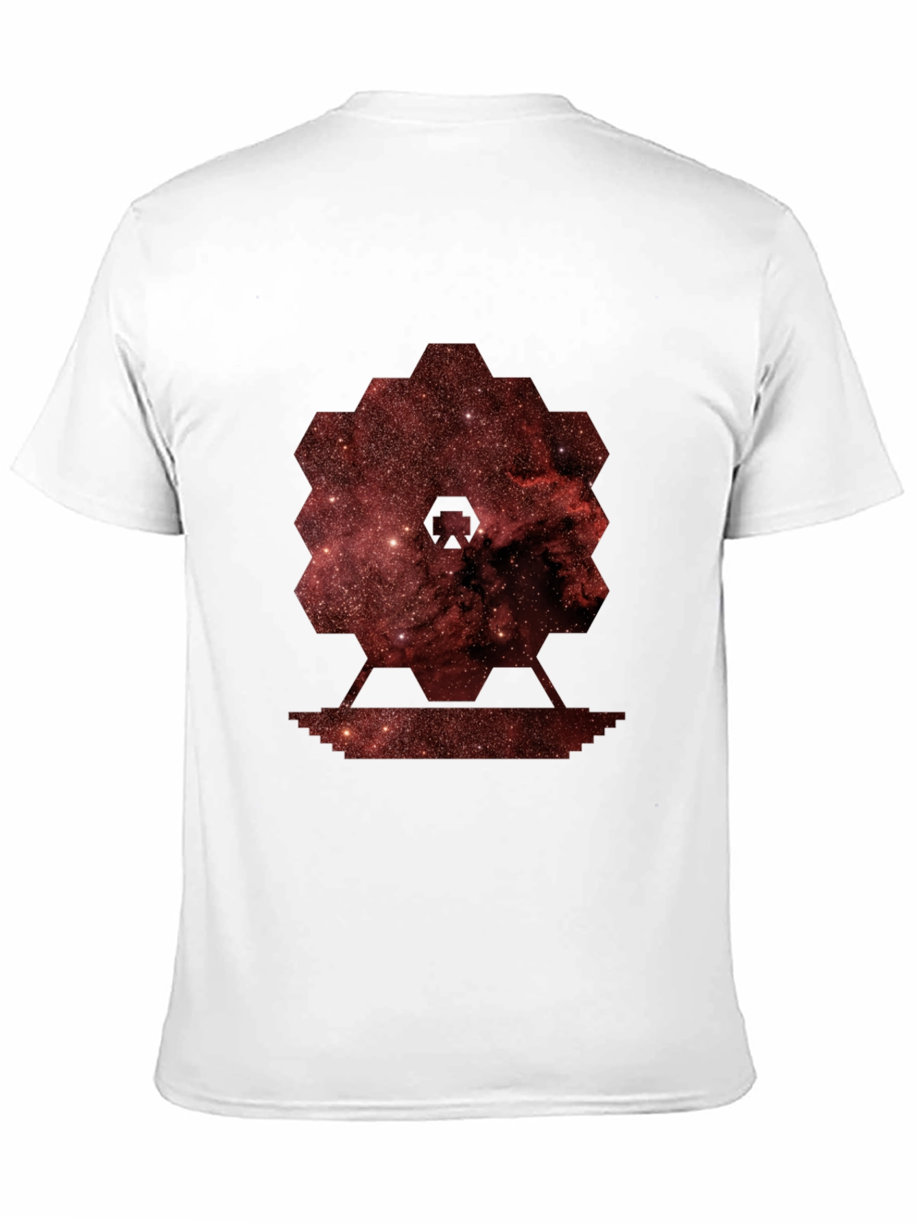 Nebula Hexagon Graphic Tee - Soft Cotton Blend