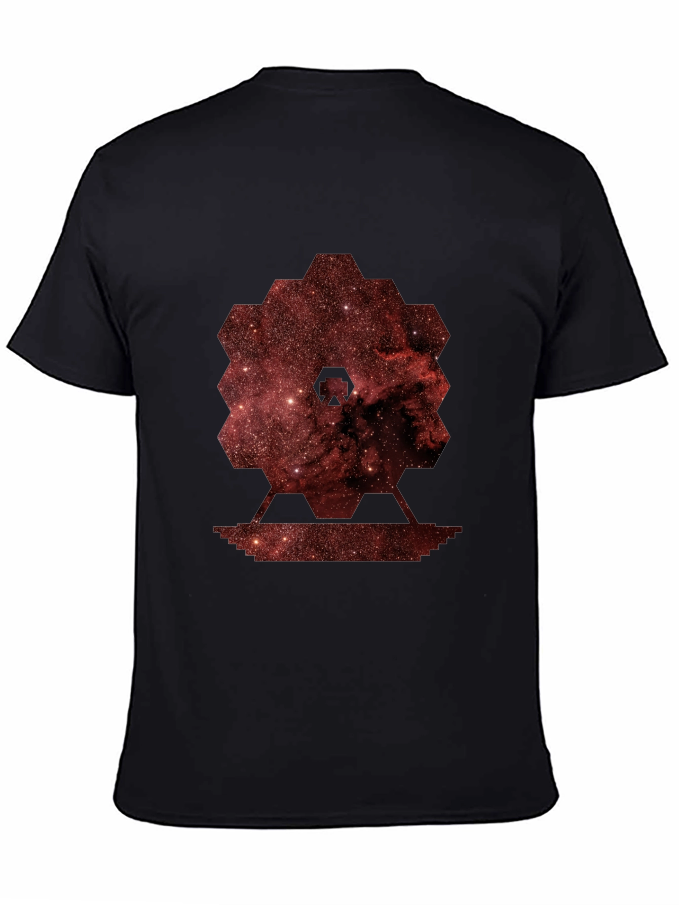 Nebula Hexagon Graphic Tee - Soft Cotton Blend