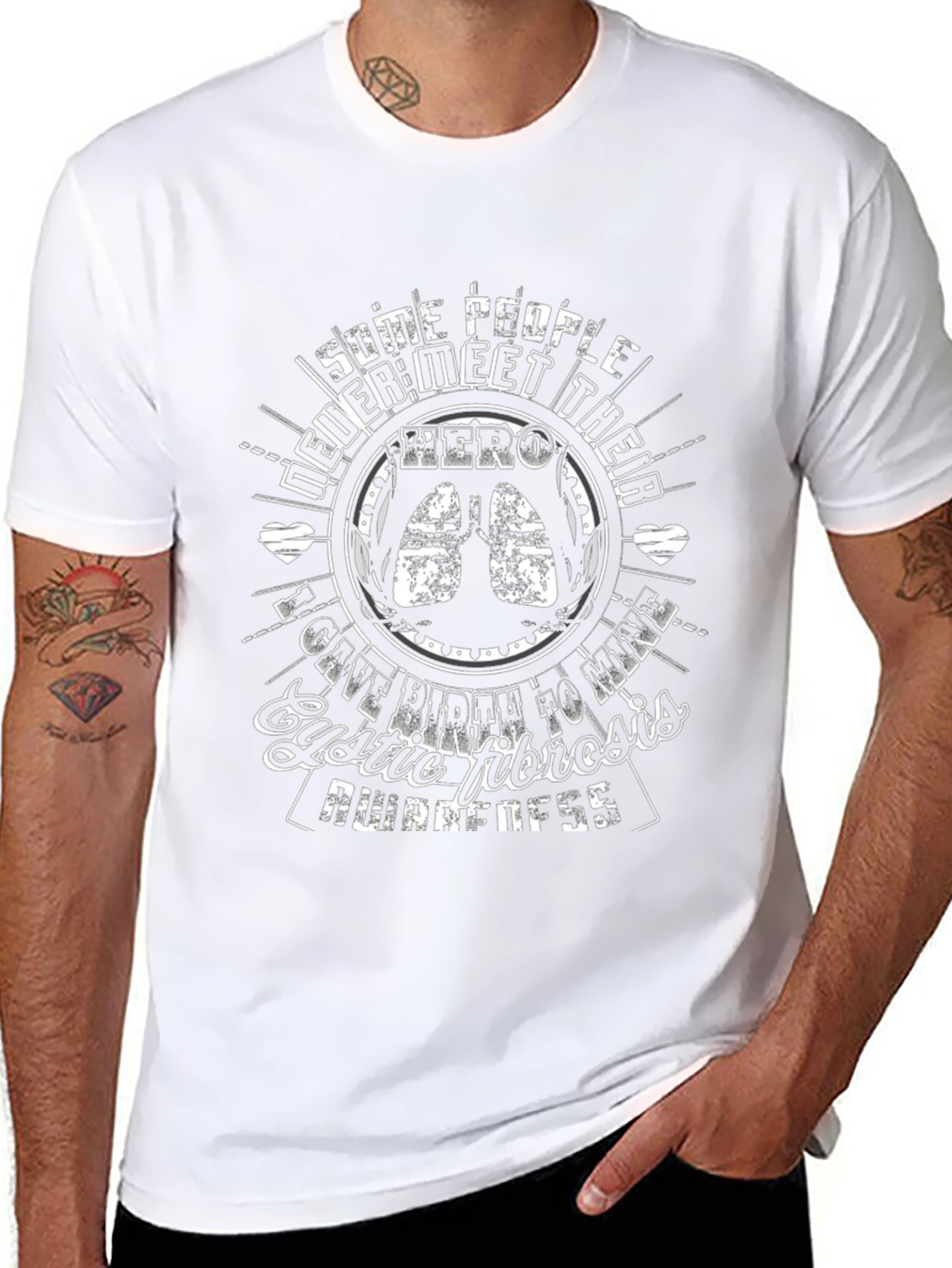 Cystic Fibrosis Awareness Graphic Tee