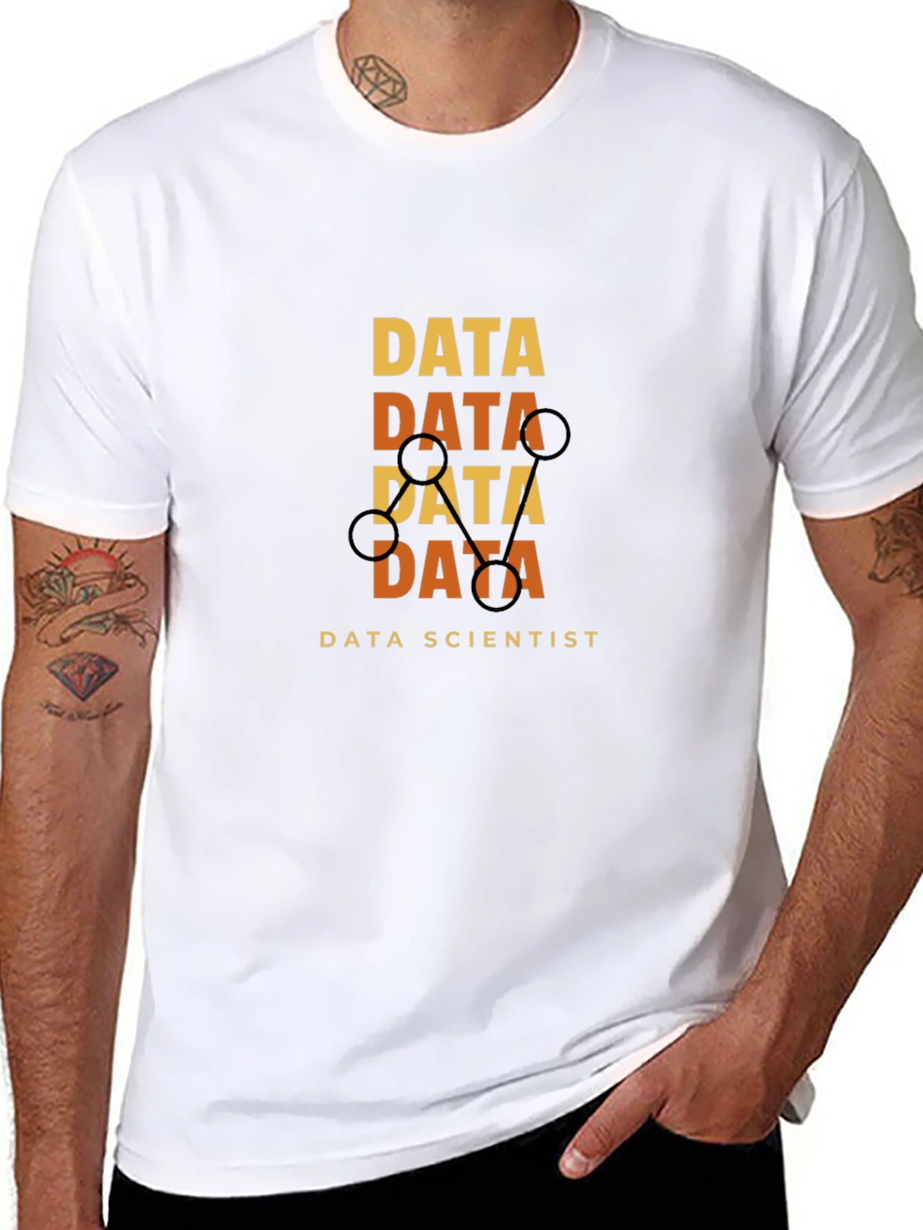 Data Scientist Graphic Tee - Black