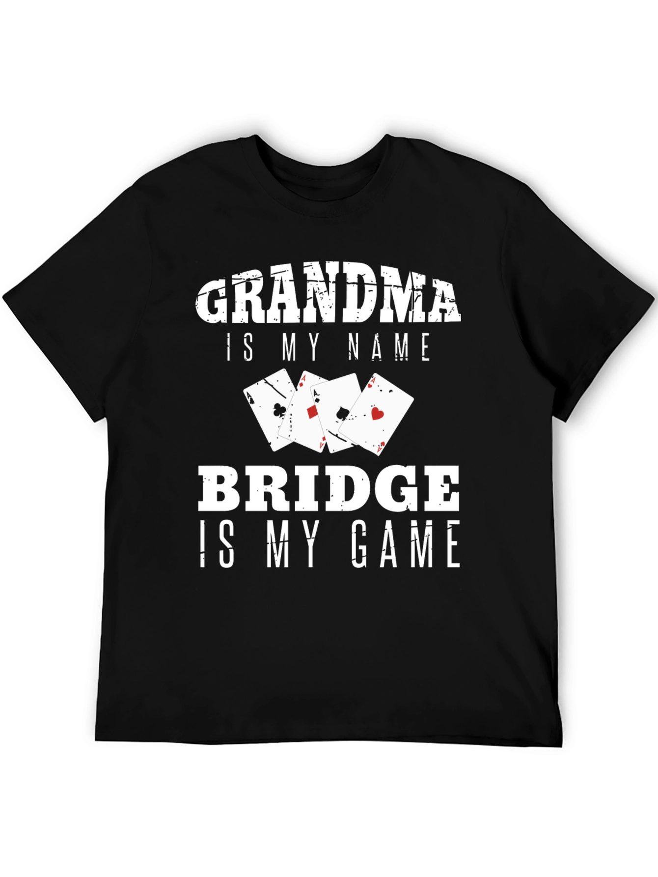 Grandma Bridge Player T-Shirt