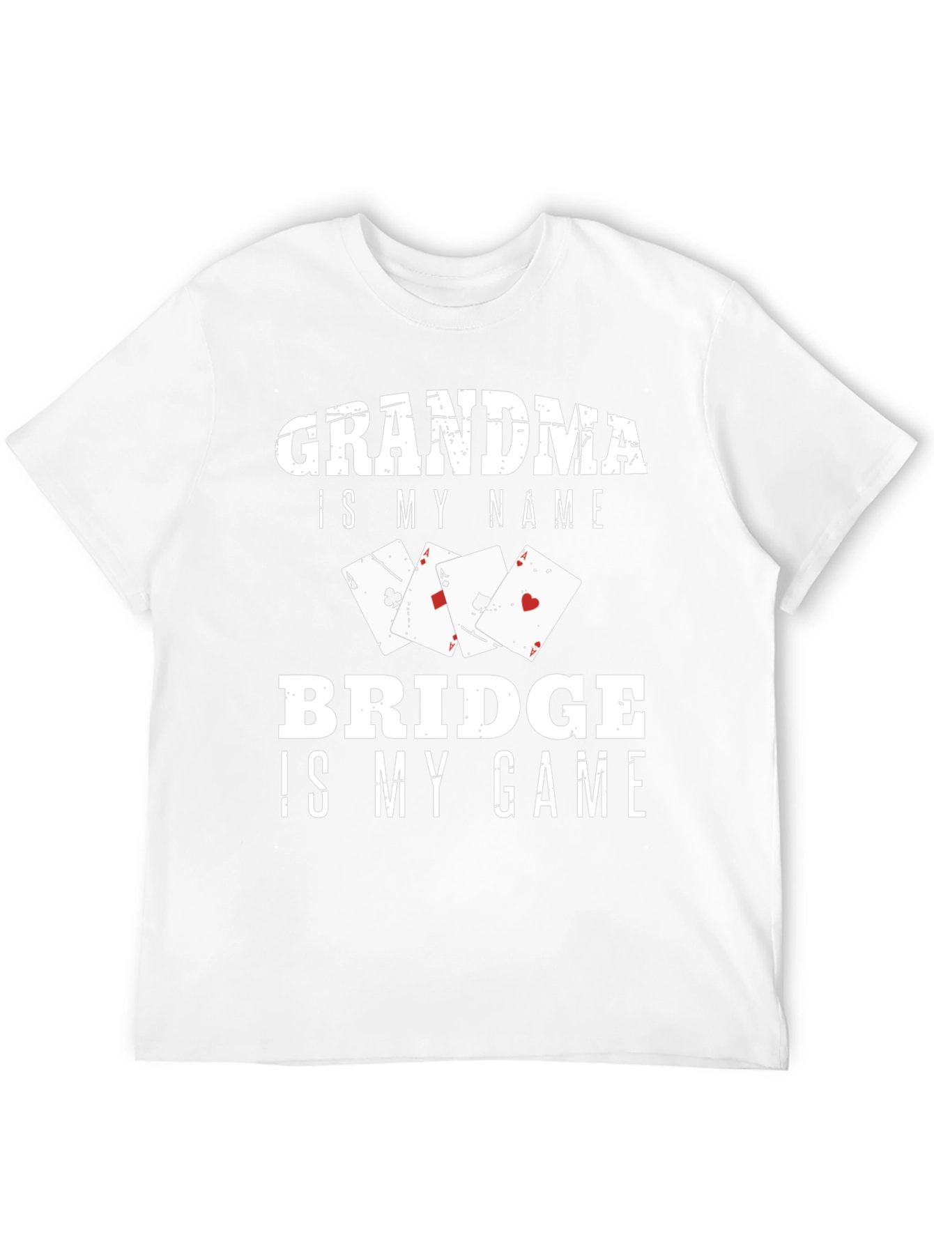 Grandma Bridge Player T-Shirt