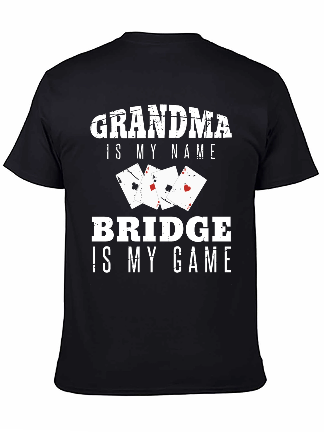 Grandma Bridge Player T-Shirt