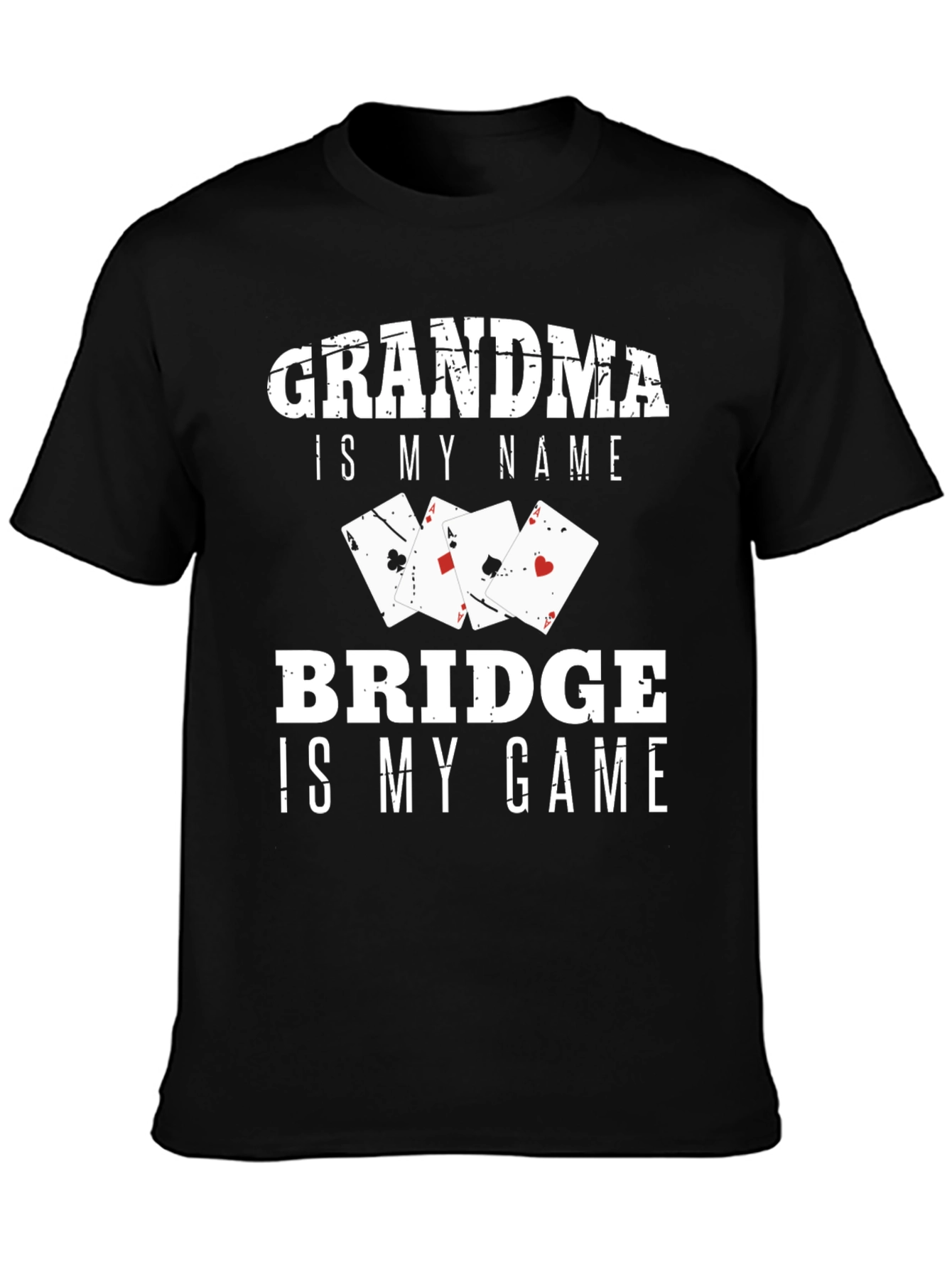 Grandma Bridge Player T-Shirt
