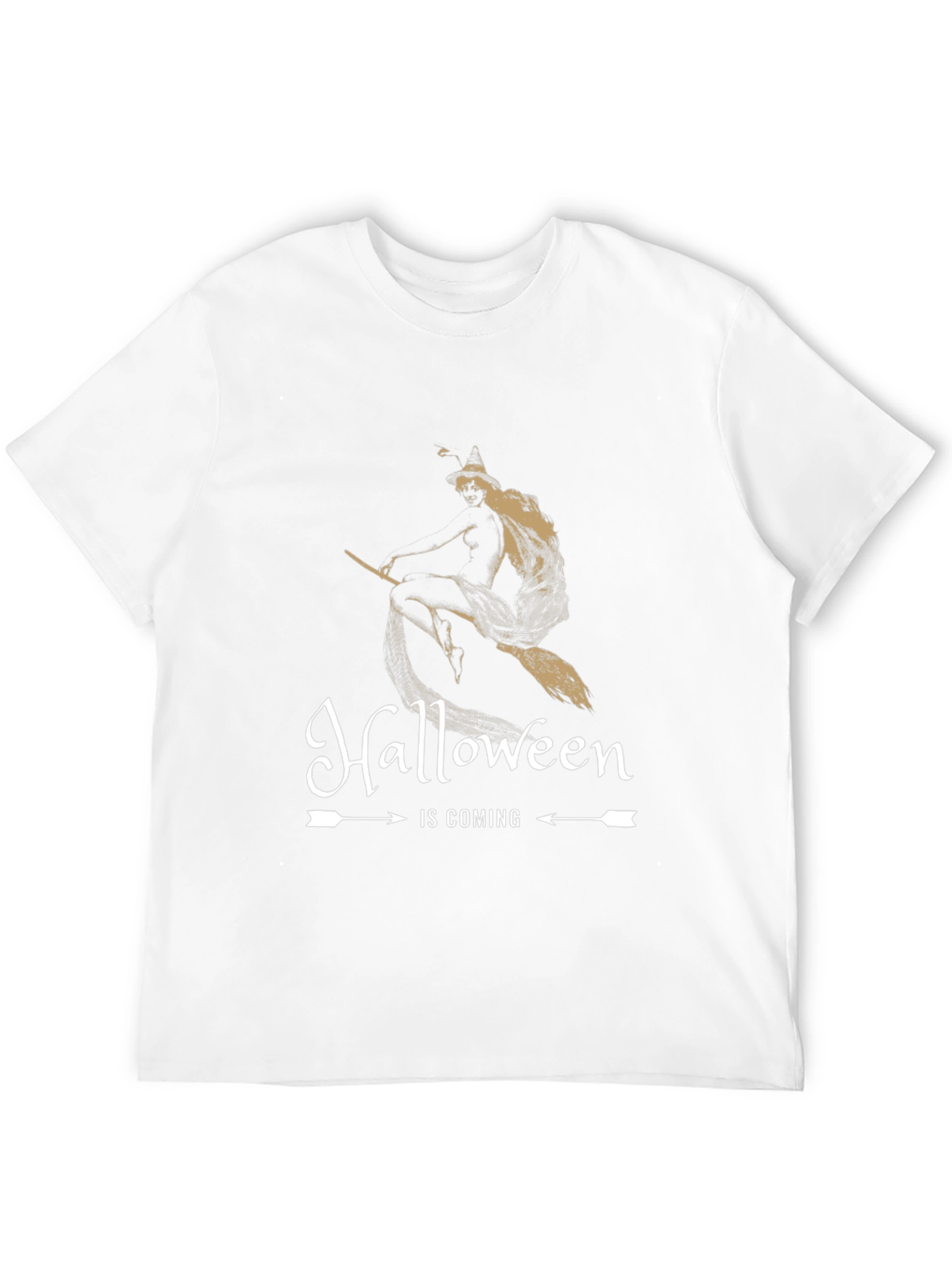 Halloween Is Coming Witch T-Shirt