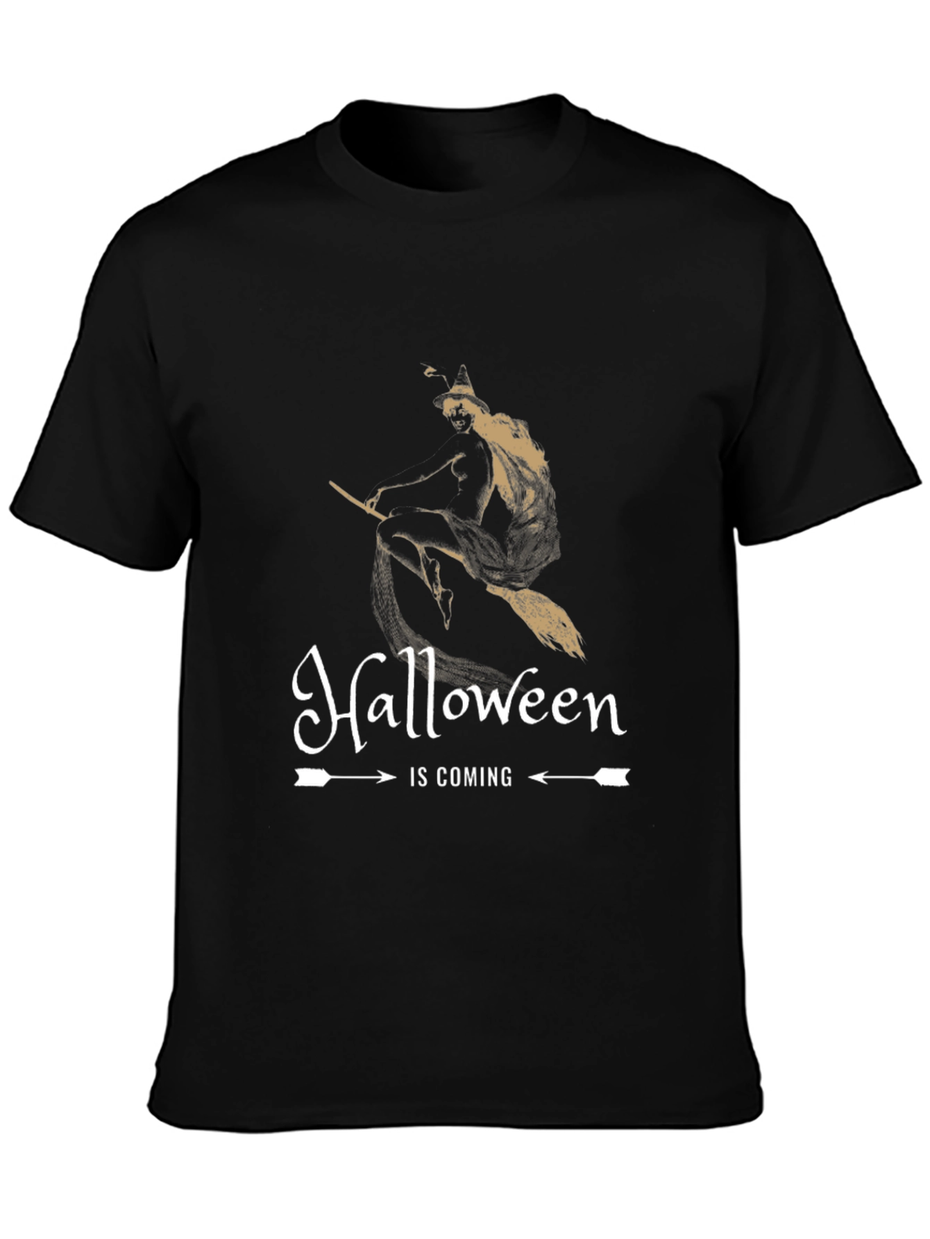 Halloween Is Coming Witch T-Shirt