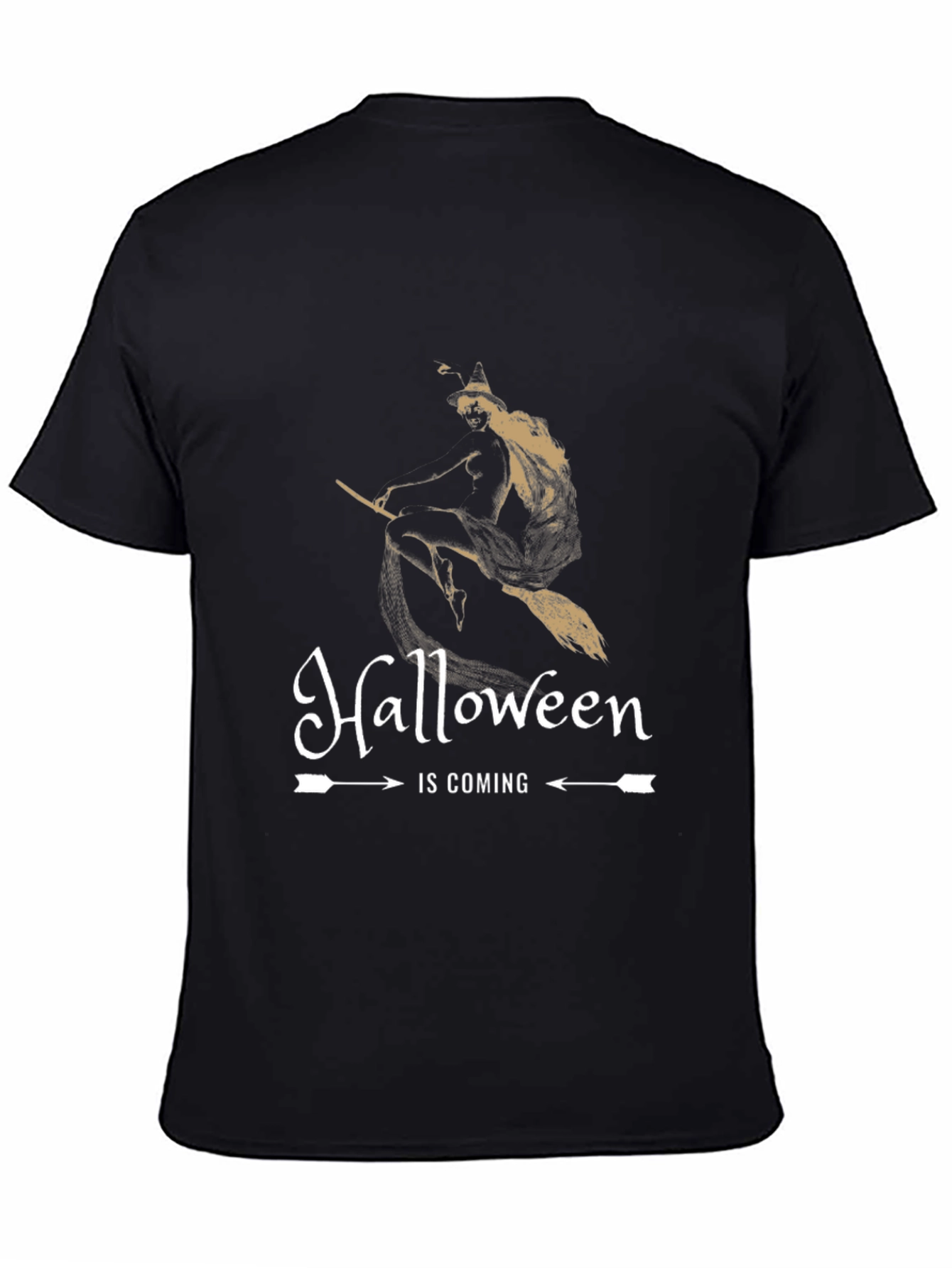 Halloween Is Coming Witch T-Shirt