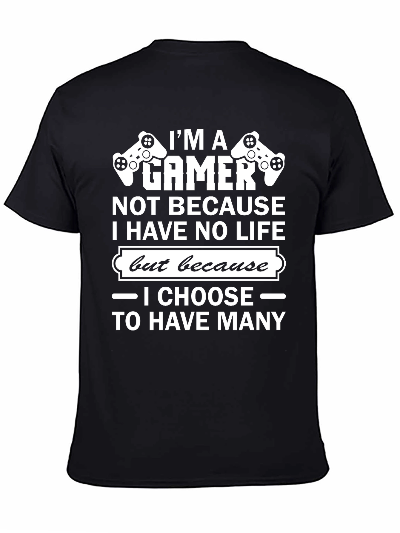 Im A Gamer Graphic Tee - Black