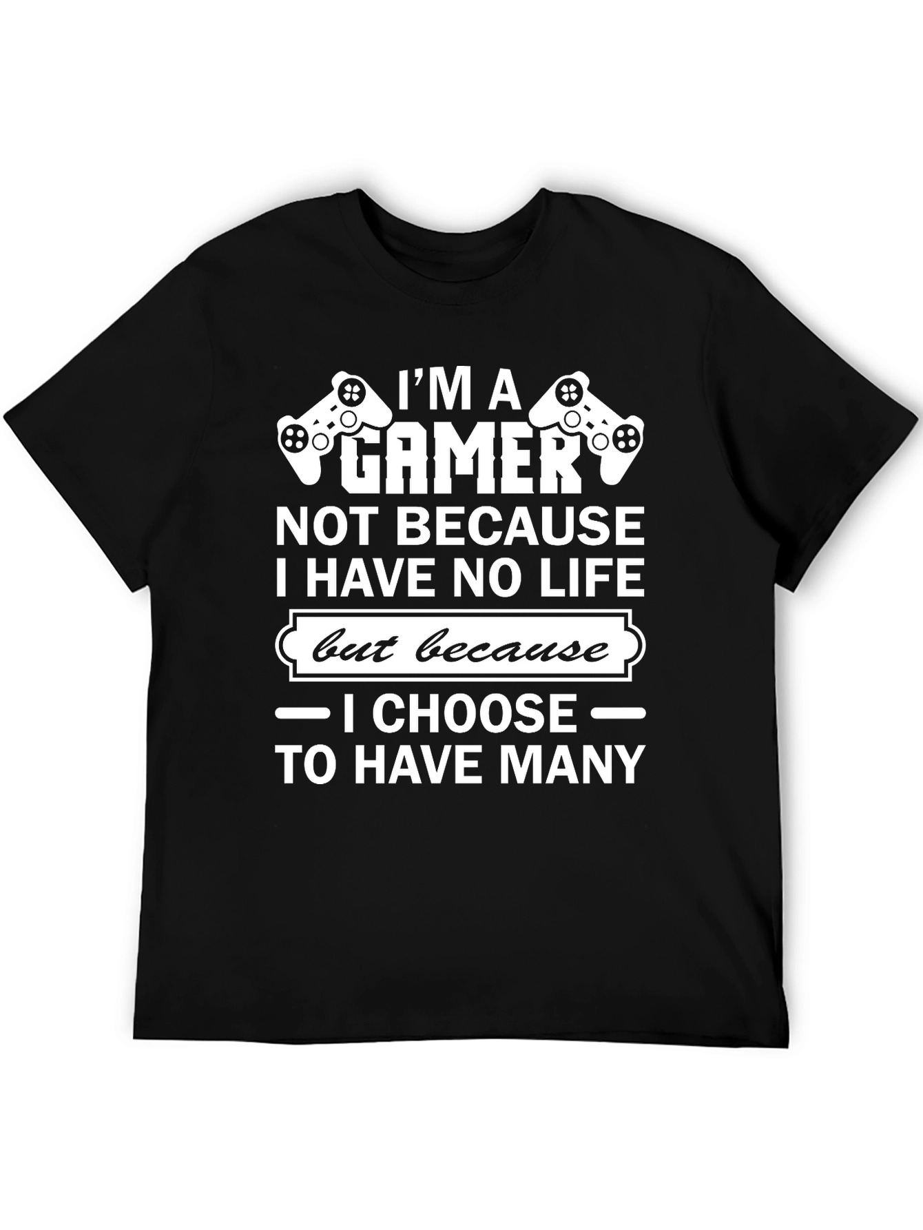 Im A Gamer Graphic Tee - Black