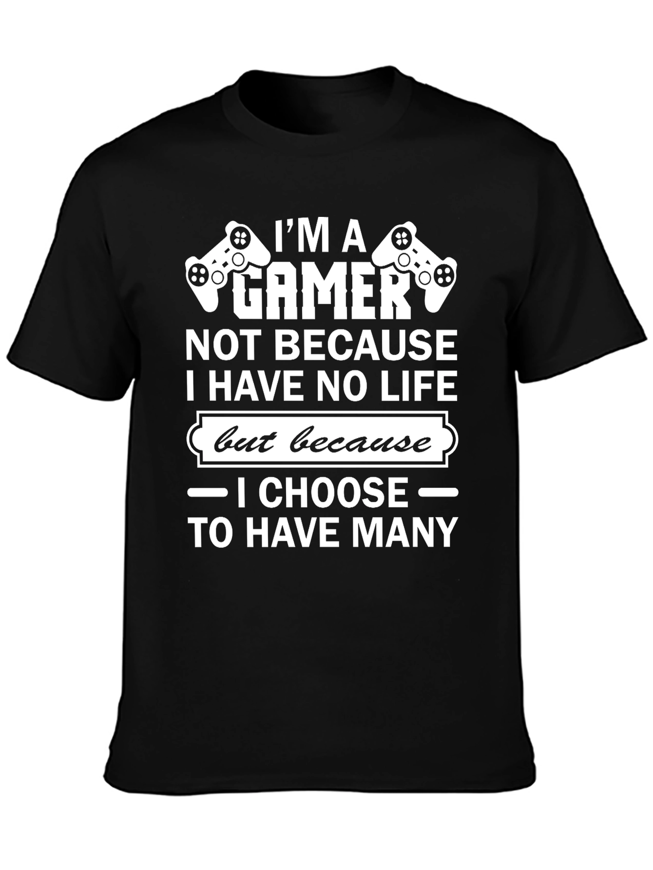 Im A Gamer Graphic Tee - Black