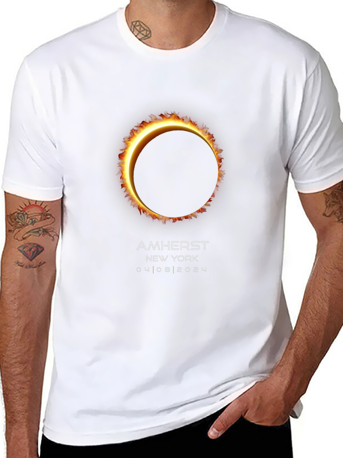 Amherst Eclipse T-Shirt - April 8 2024