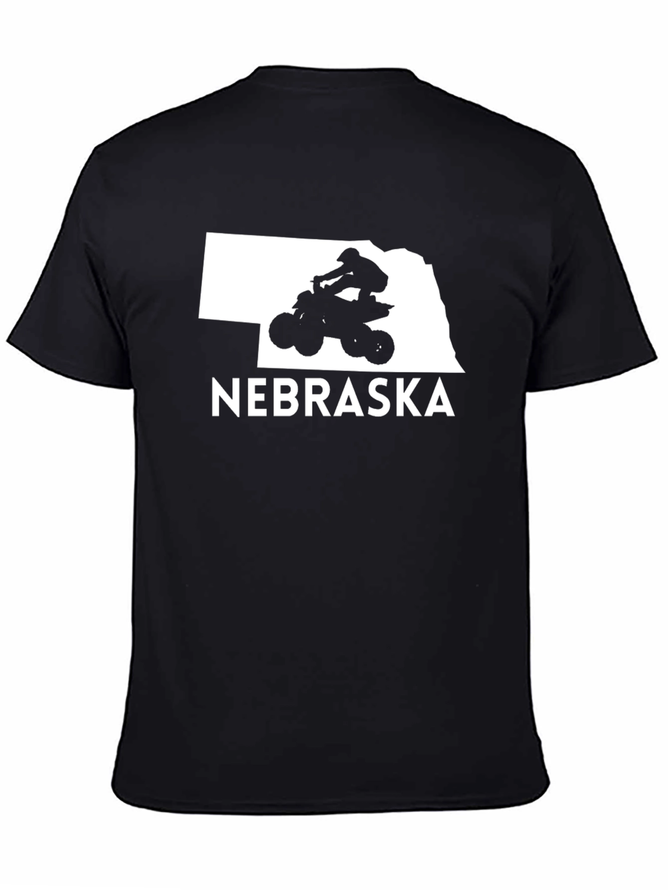 Nebraska ATV T-Shirt - Black