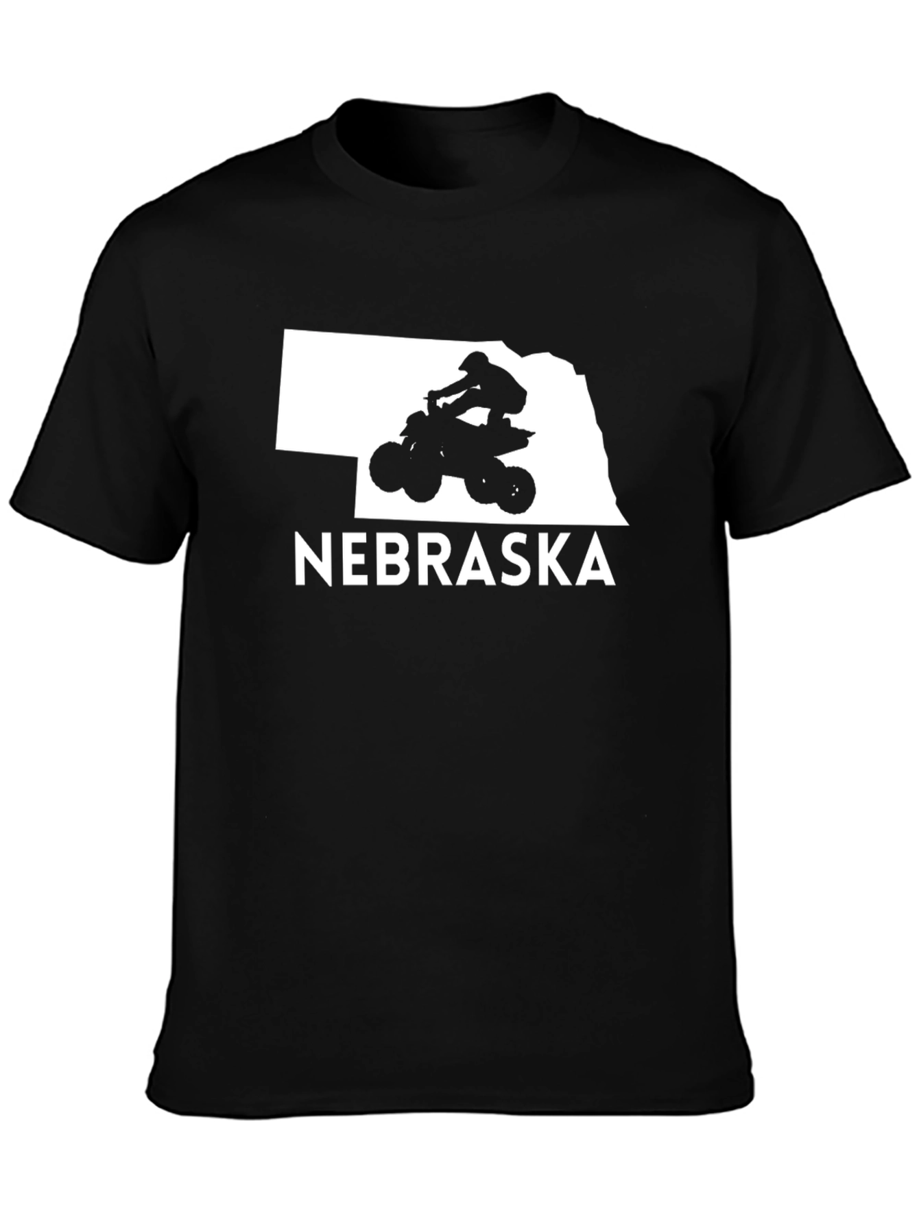 Nebraska ATV T-Shirt - Black