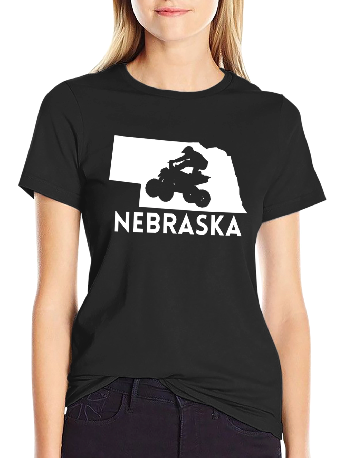 Nebraska ATV T-Shirt - Black