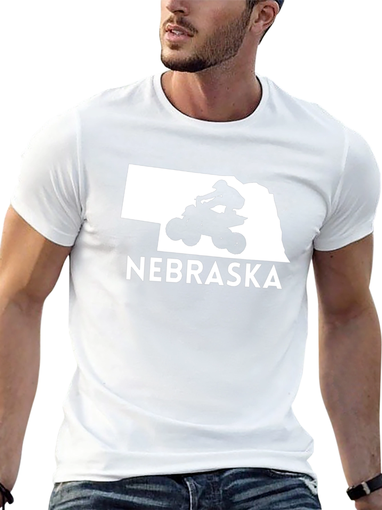 Nebraska ATV T-Shirt - Black