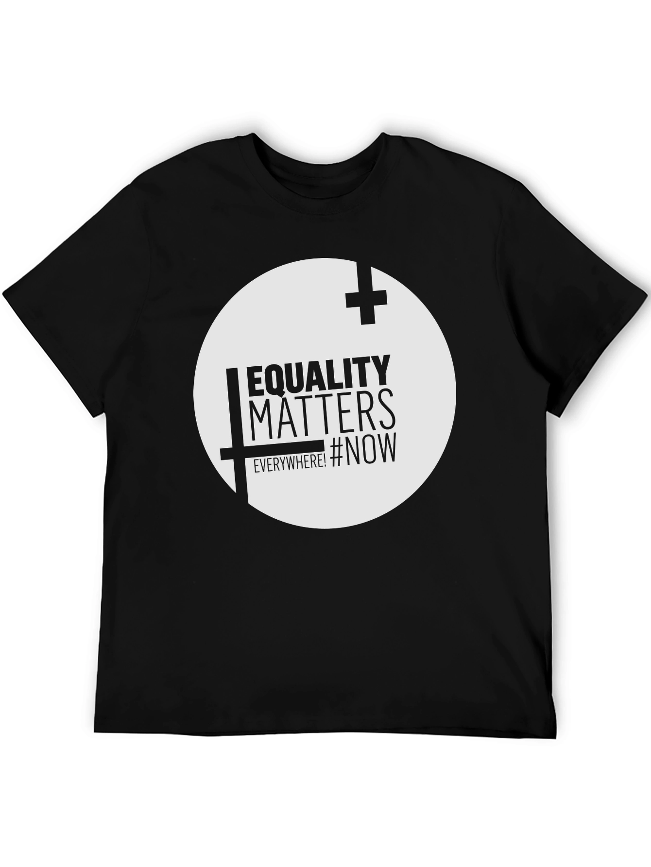 Equality Matters T-Shirt - Mens Black Graphic Tee