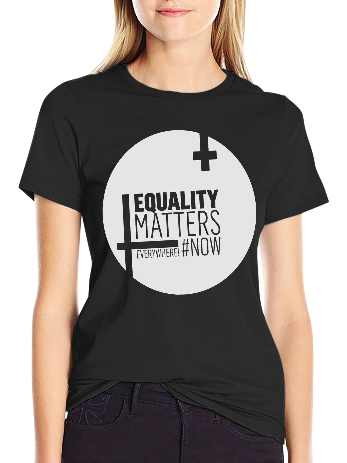 Equality Matters T-Shirt - Mens Black Graphic Tee