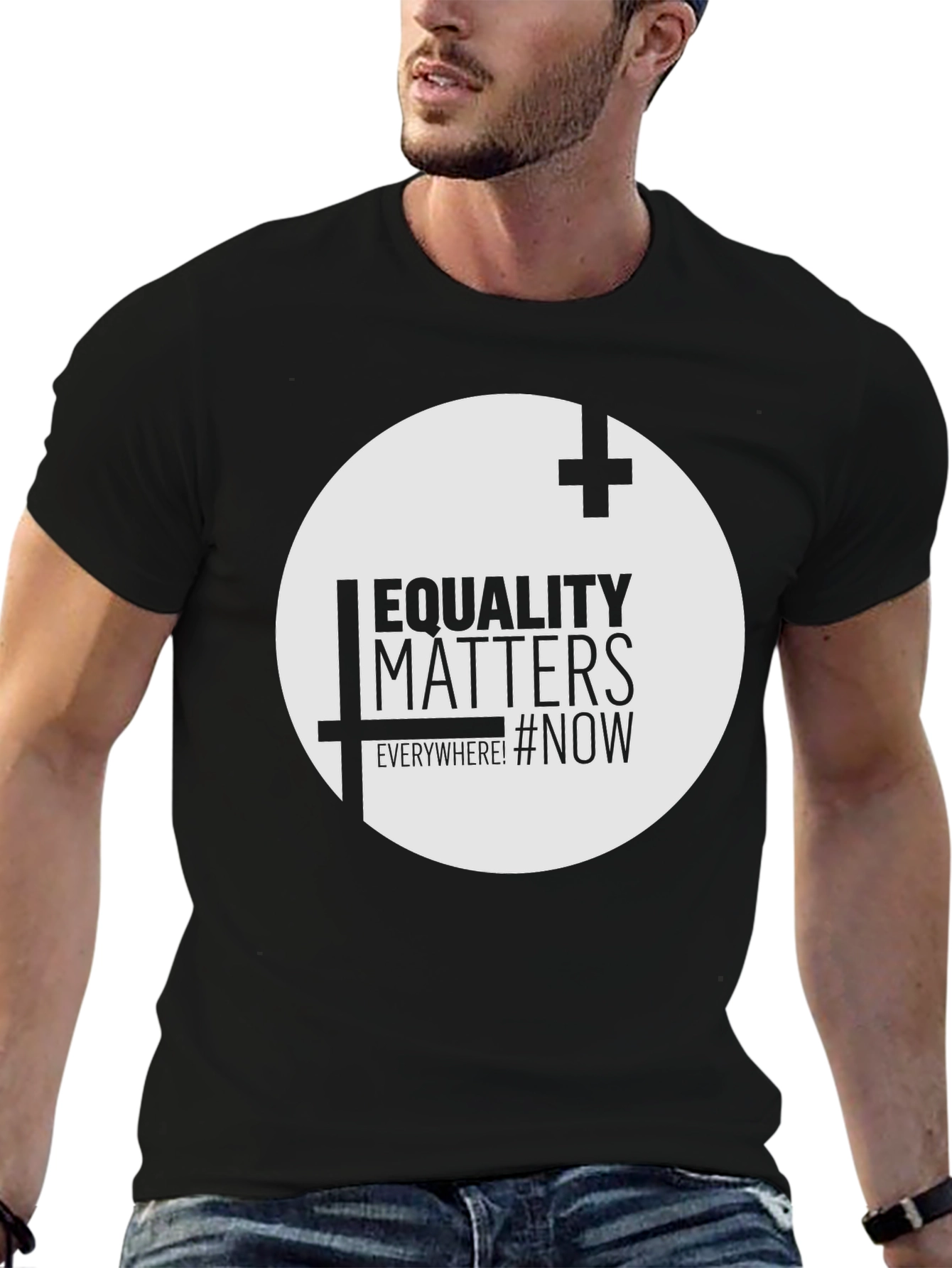 Equality Matters T-Shirt - Mens Black Graphic Tee