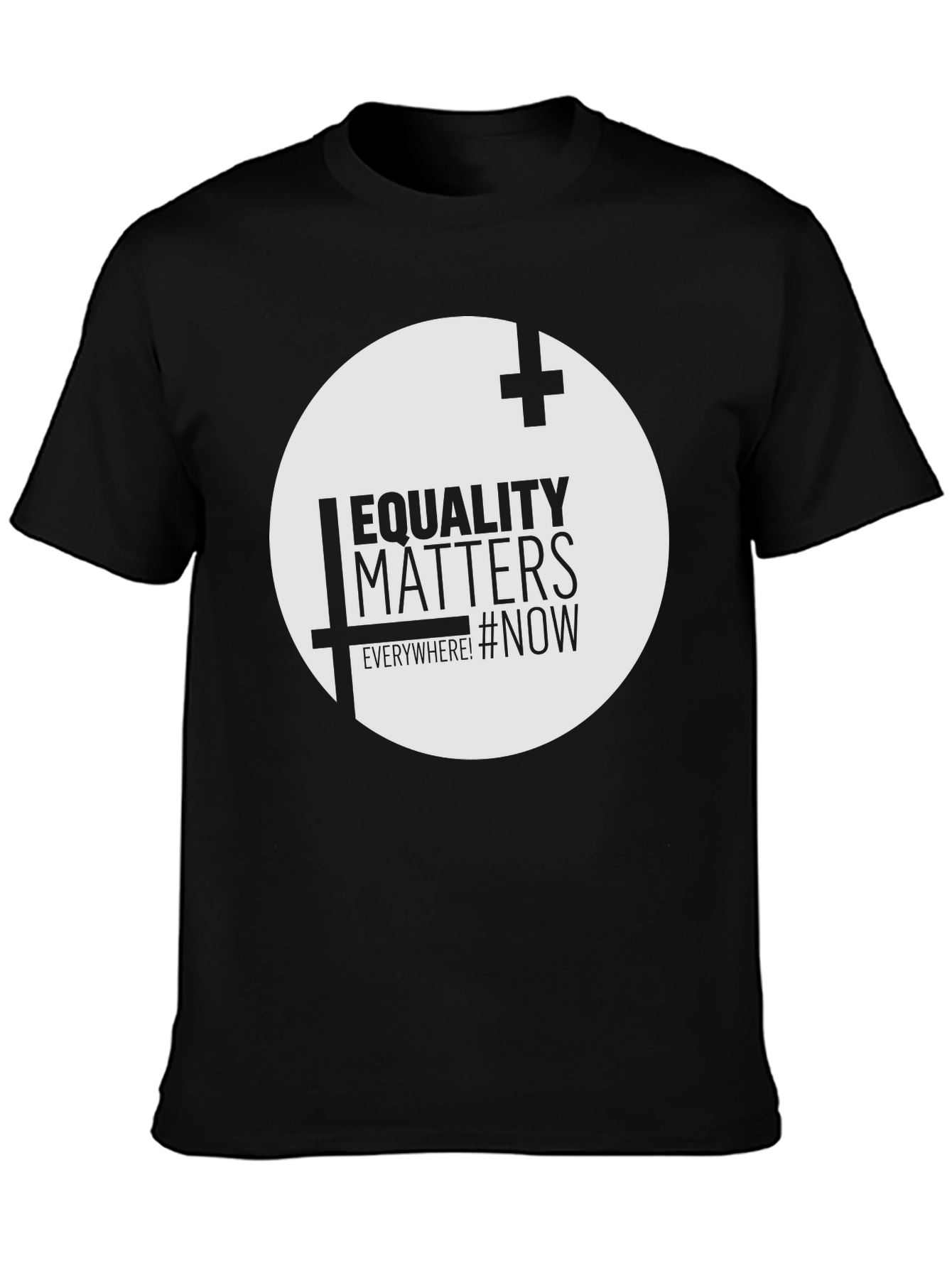 Equality Matters T-Shirt - Mens Black Graphic Tee