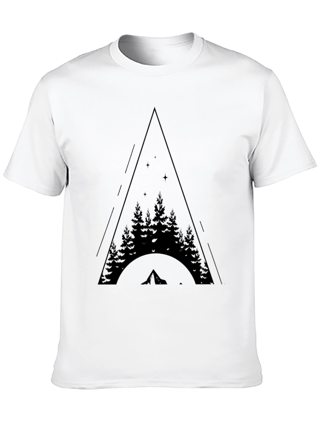 Mountain Adventure Tee - Nature Lovers Black T-Shirt