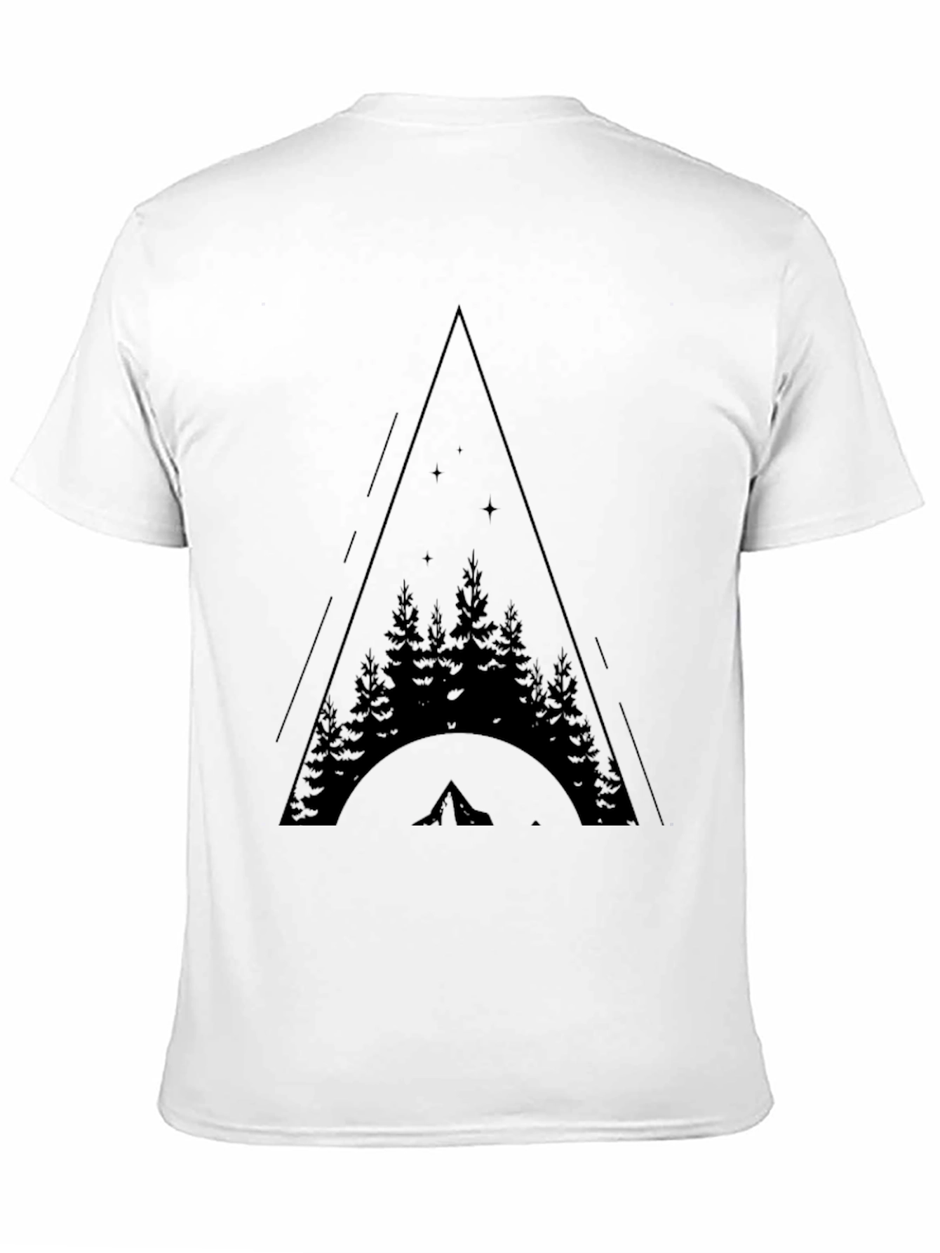 Mountain Adventure Tee - Nature Lovers Black T-Shirt