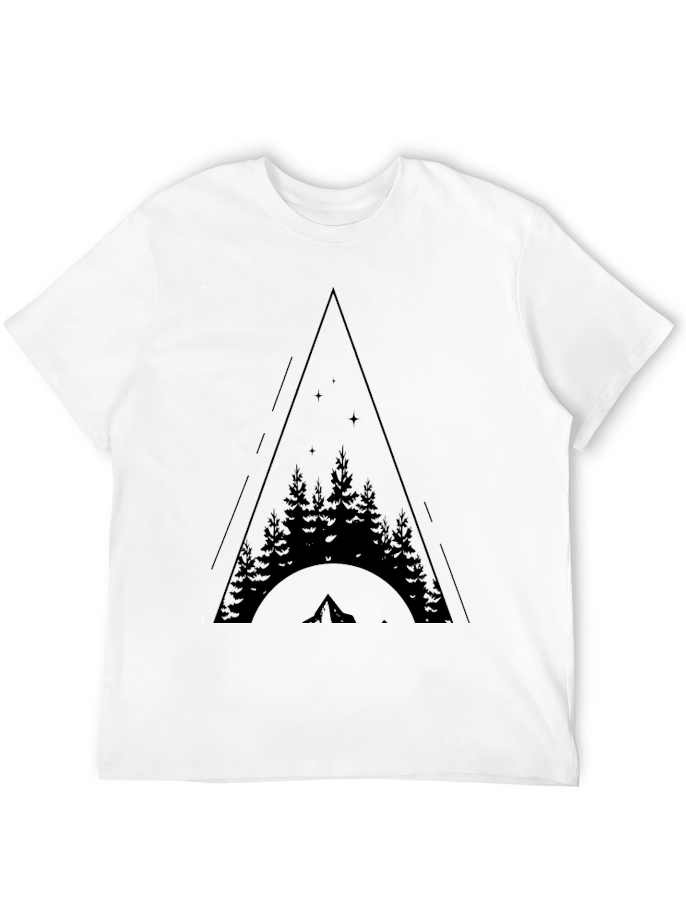 Mountain Adventure Tee - Nature Lovers Black T-Shirt