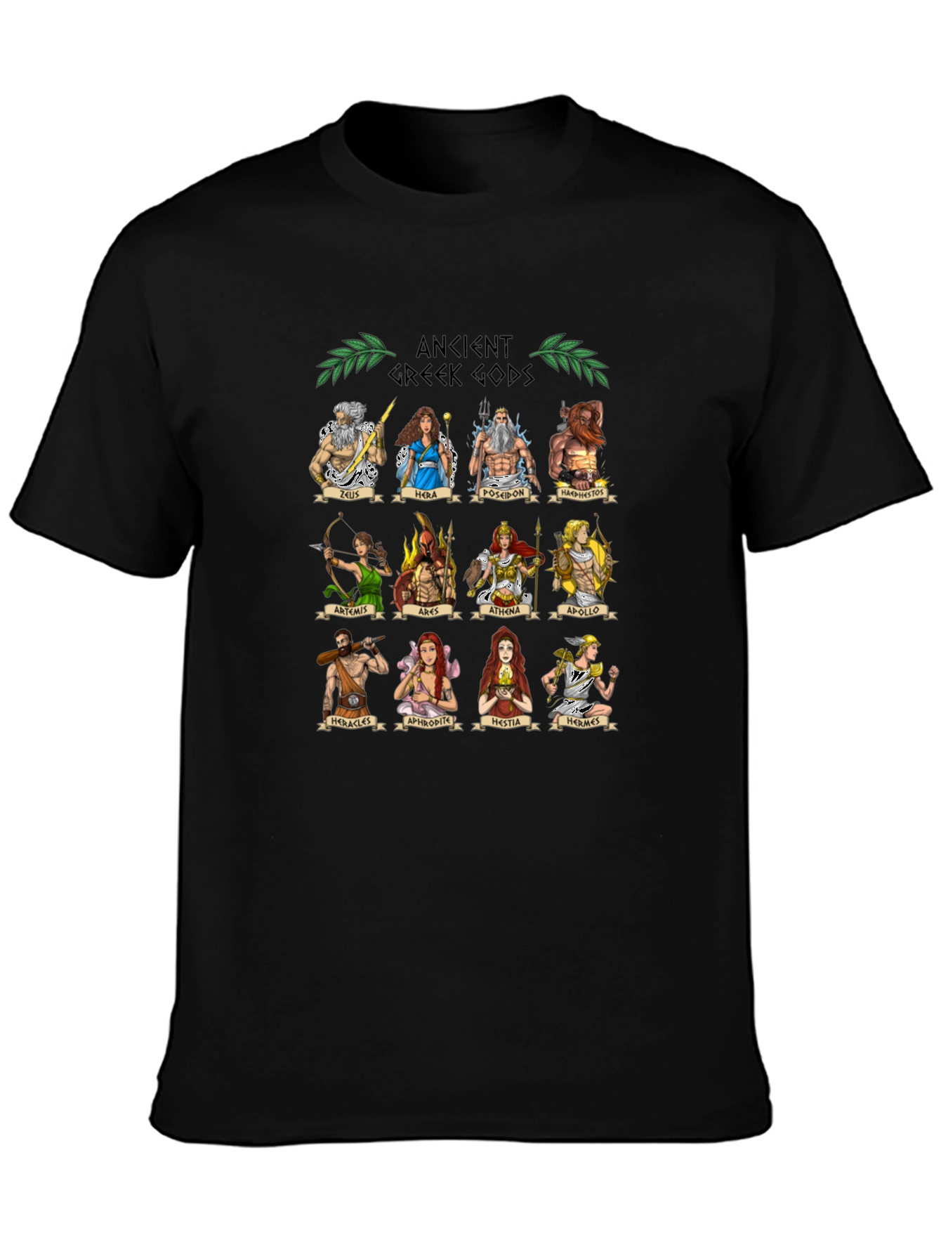 Ancient Greek Gods T-Shirt Mythology Tee