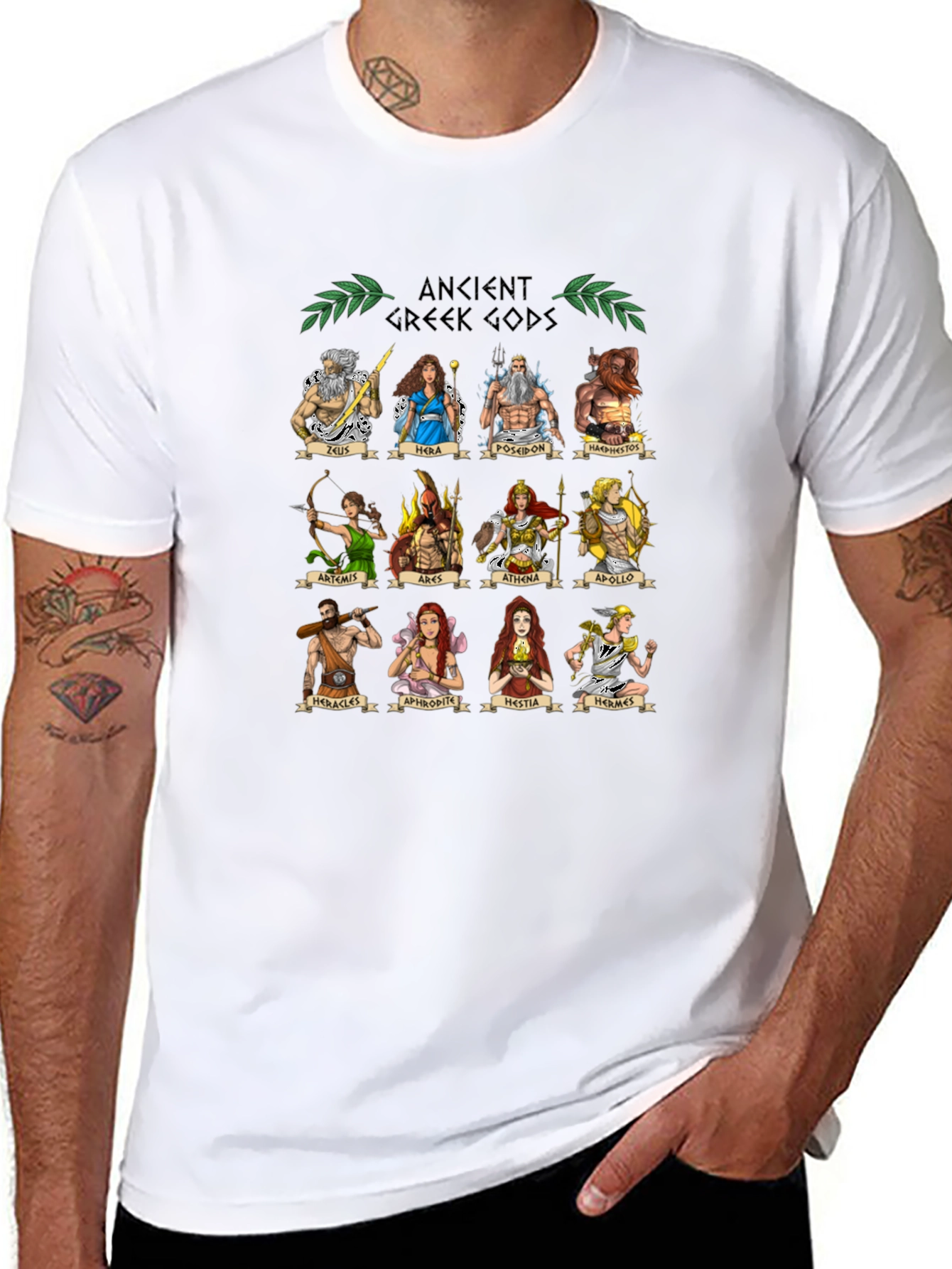 Ancient Greek Gods T-Shirt Mythology Tee
