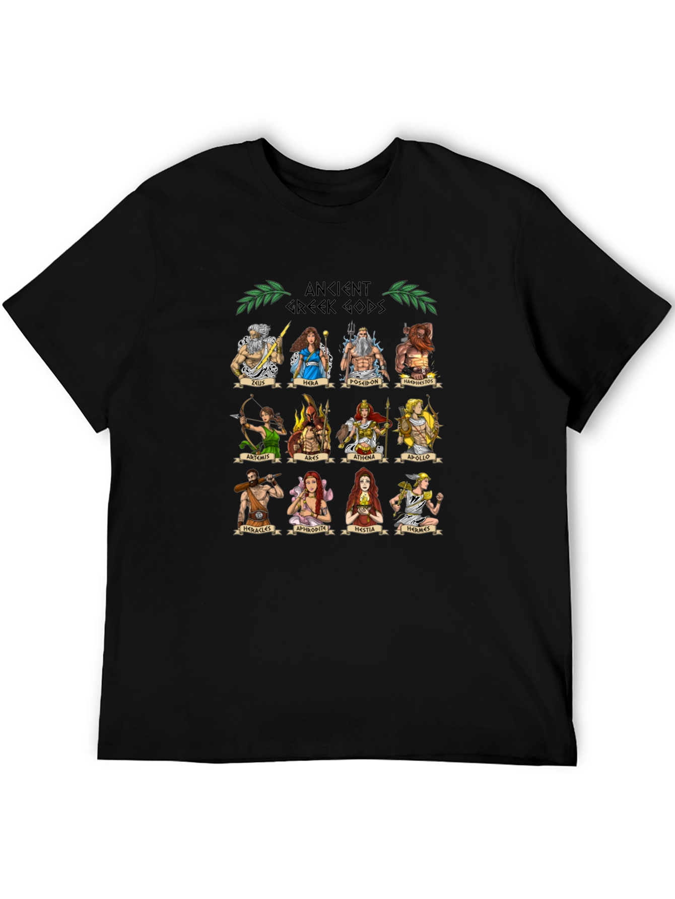 Ancient Greek Gods T-Shirt Mythology Tee