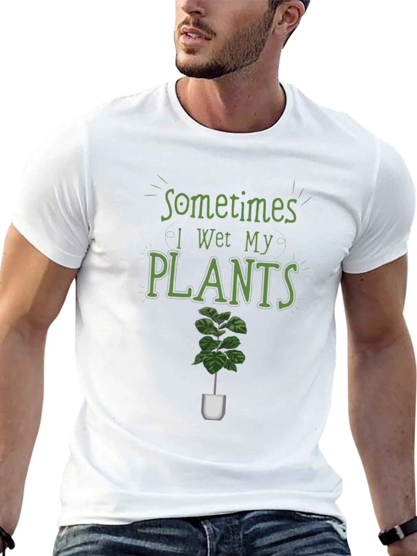 Funny Plant Lover Graphic T-Shirt