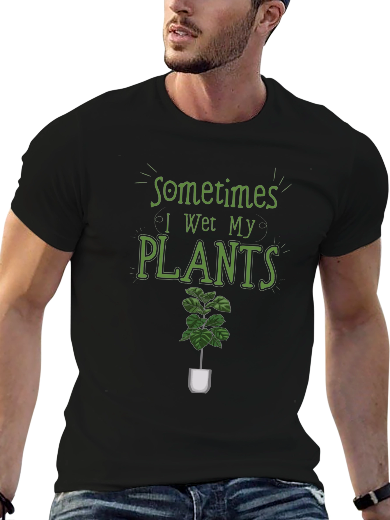 Funny Plant Lover Graphic T-Shirt