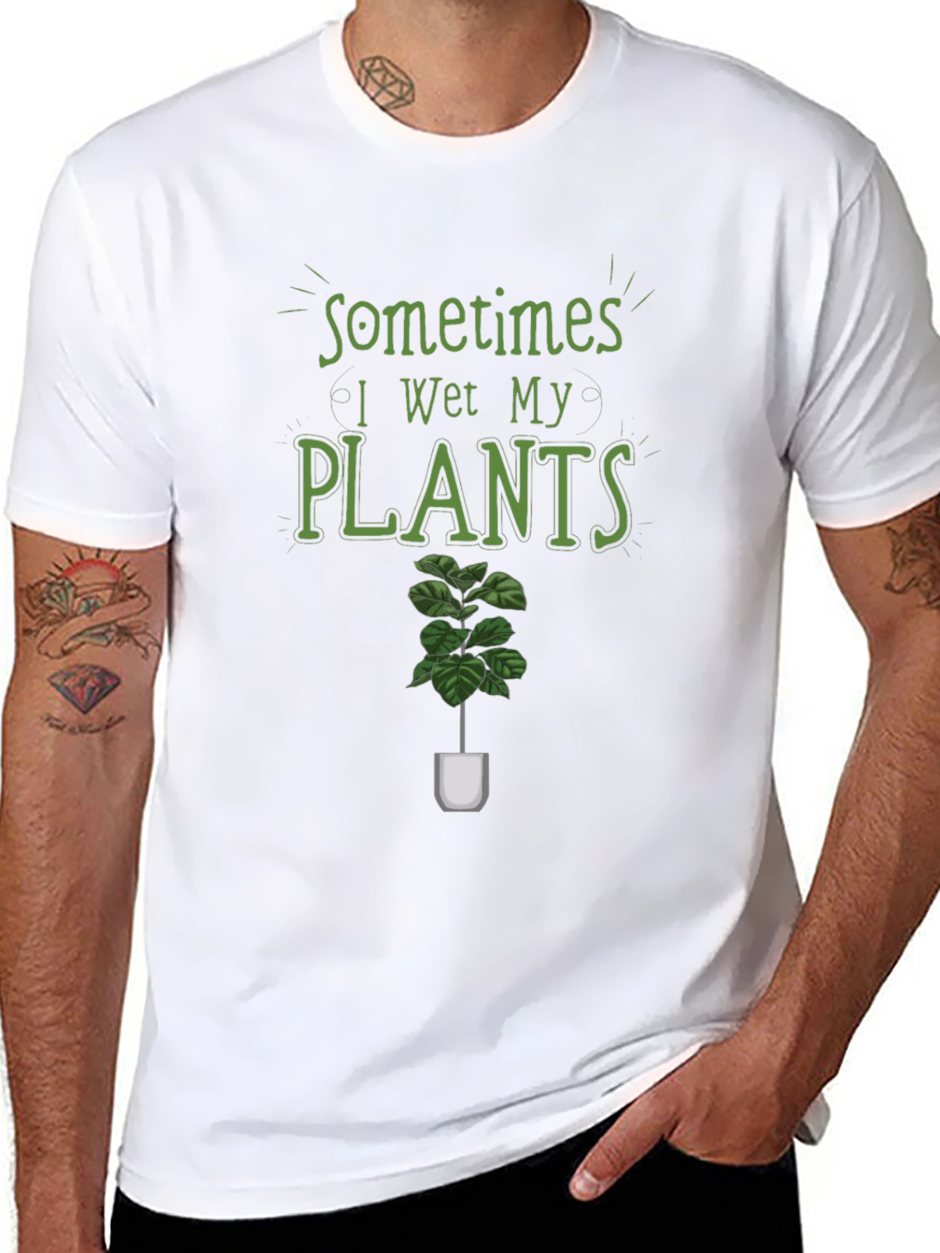 Funny Plant Lover Graphic T-Shirt