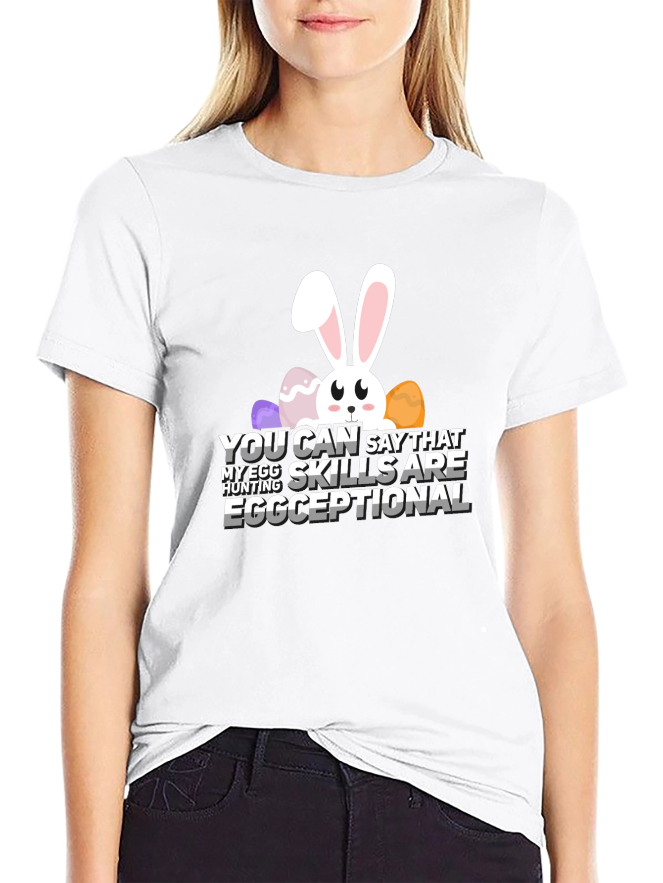 Eggceptional Easter Bunny T-Shirt